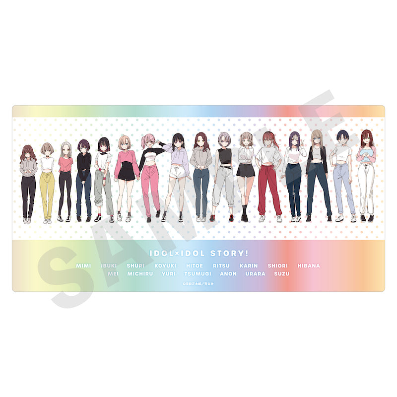 『IDOL×IDOL STORY!』 のグッズ、ラバーマットの画像です