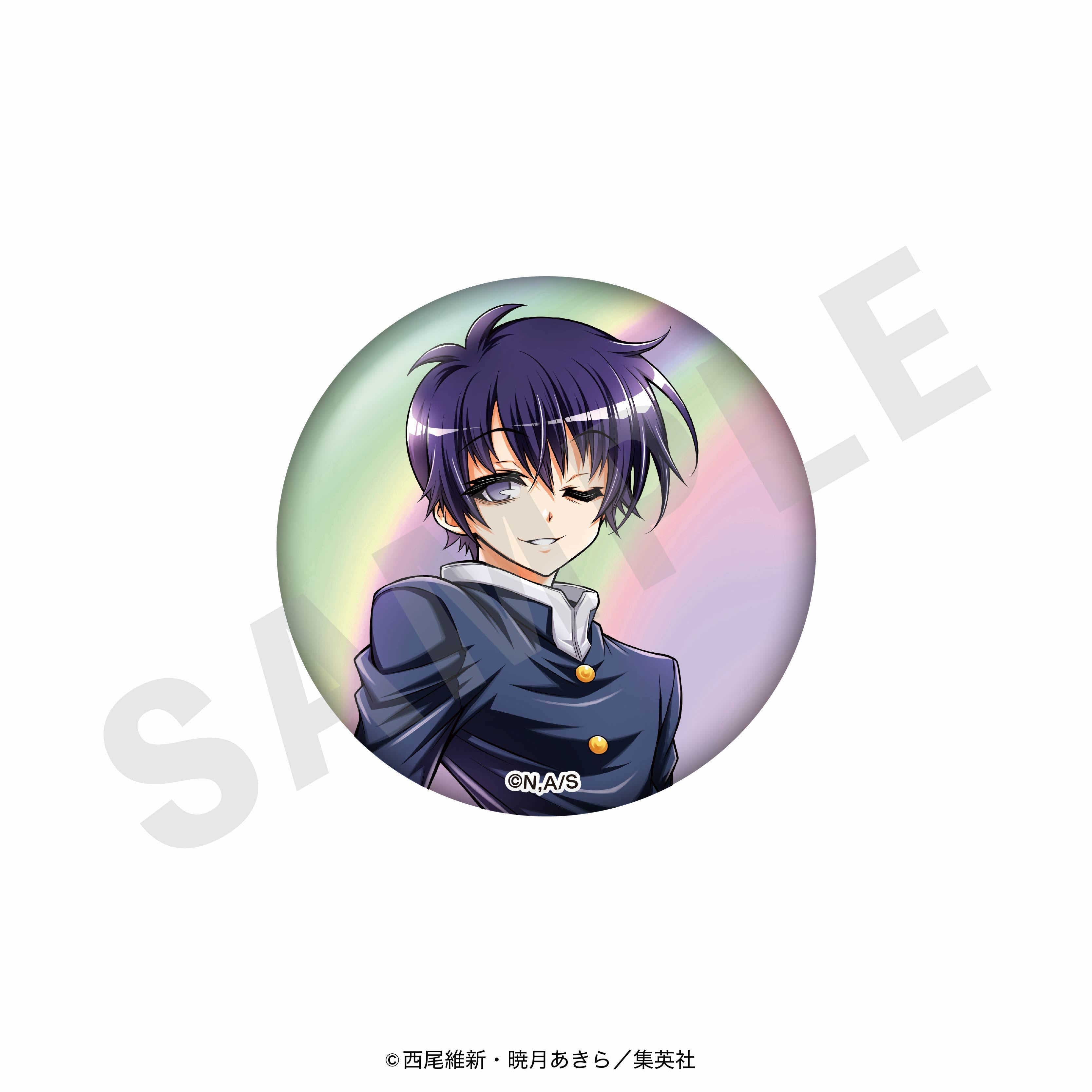 【全種セット】「めだかボックス」オーロラ缶バッジ(全12種) の商品画像5枚目です