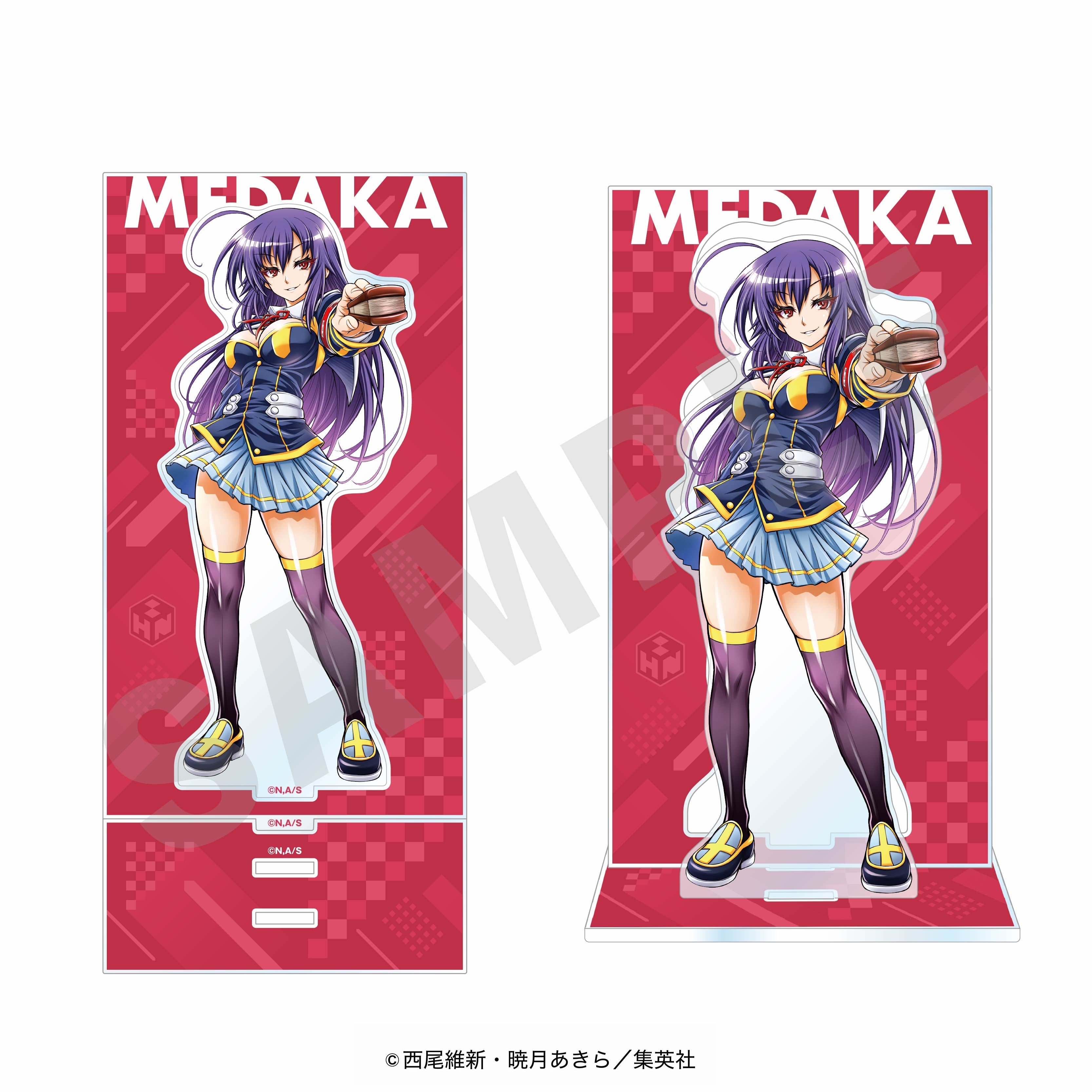 「めだかボックス」背景付きアクリルスタンド 黒神めだか の商品画像1枚目です