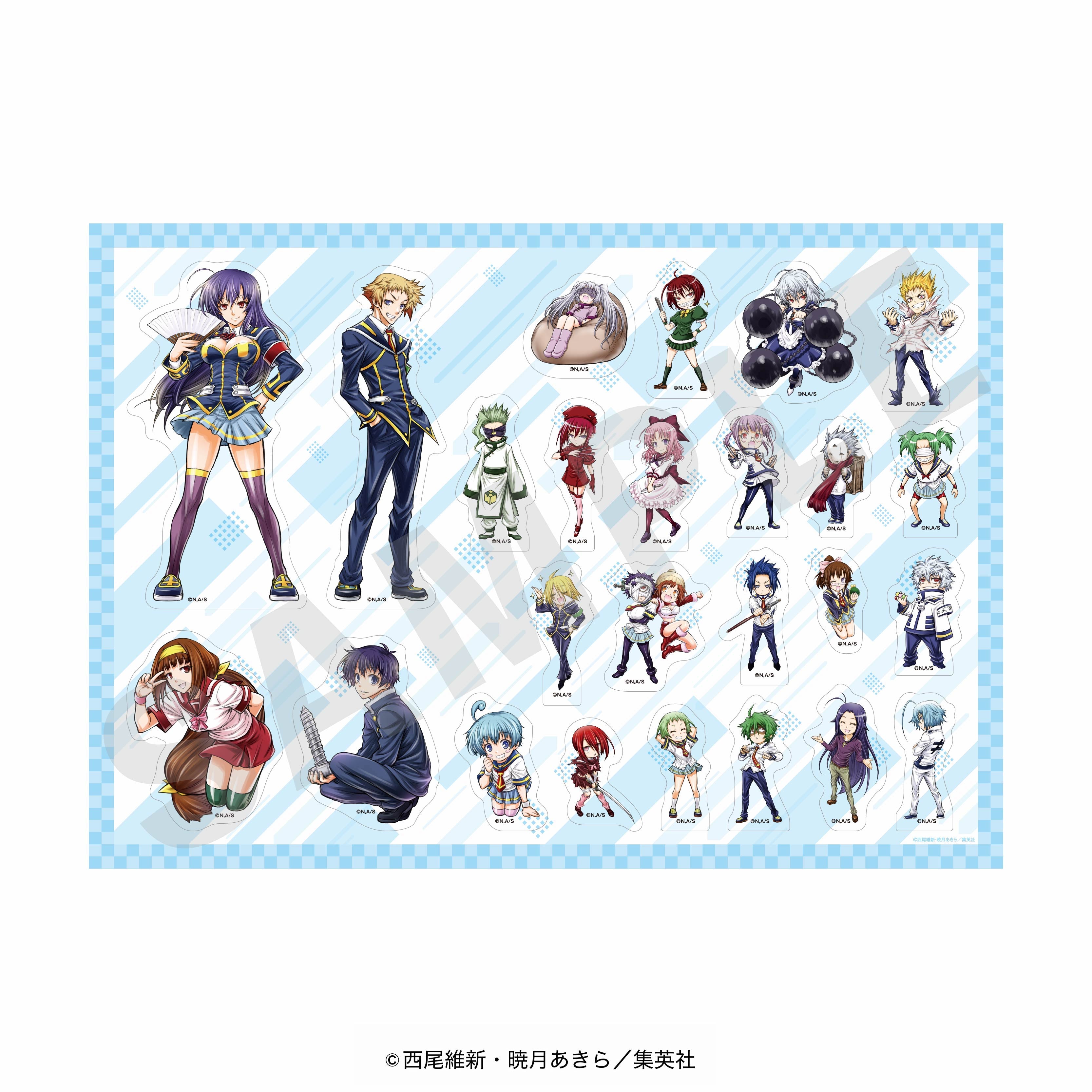 「めだかボックス」B4サイズステッカーシート の商品画像1枚目です