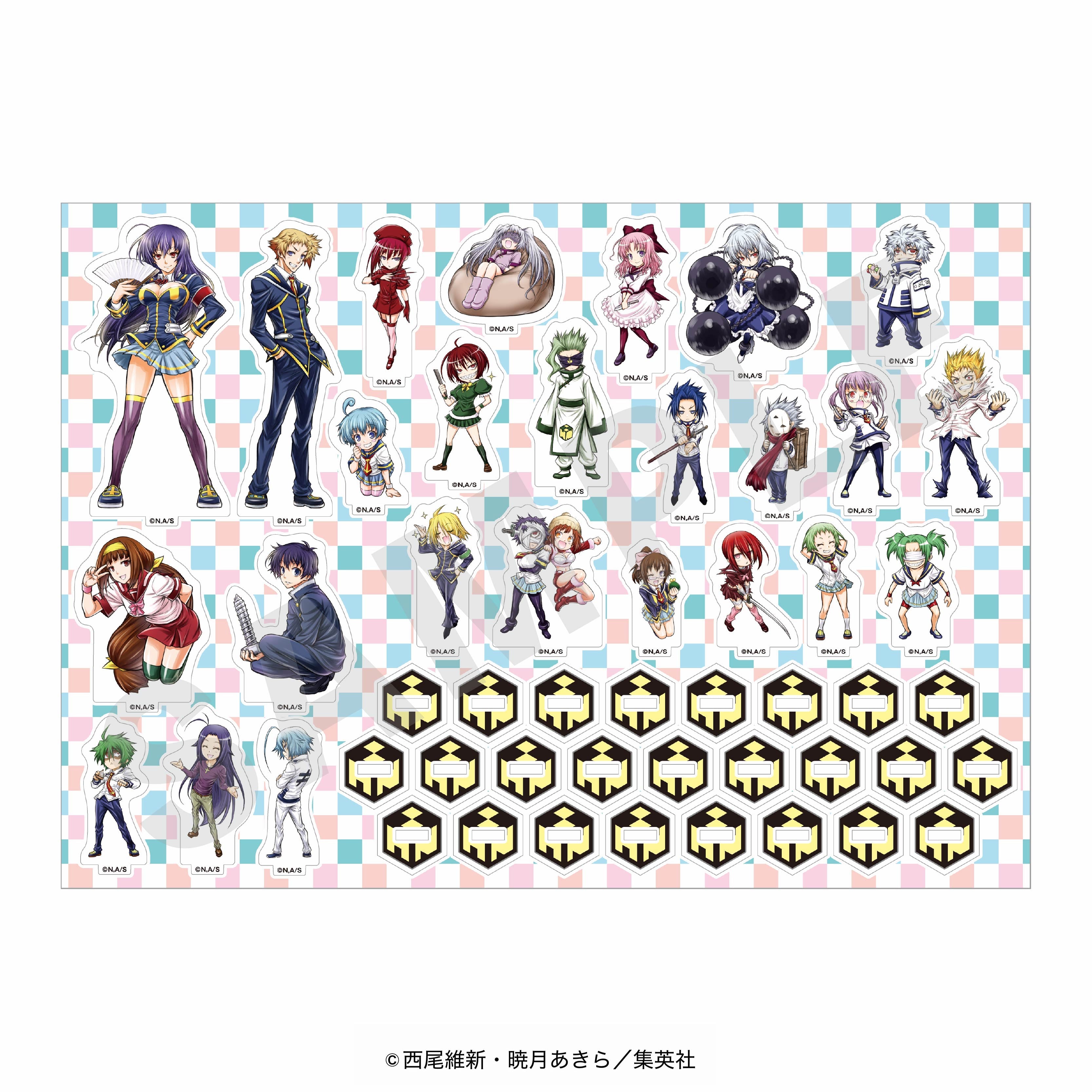 「めだかボックス」アクリルジオラマ の商品画像1枚目です