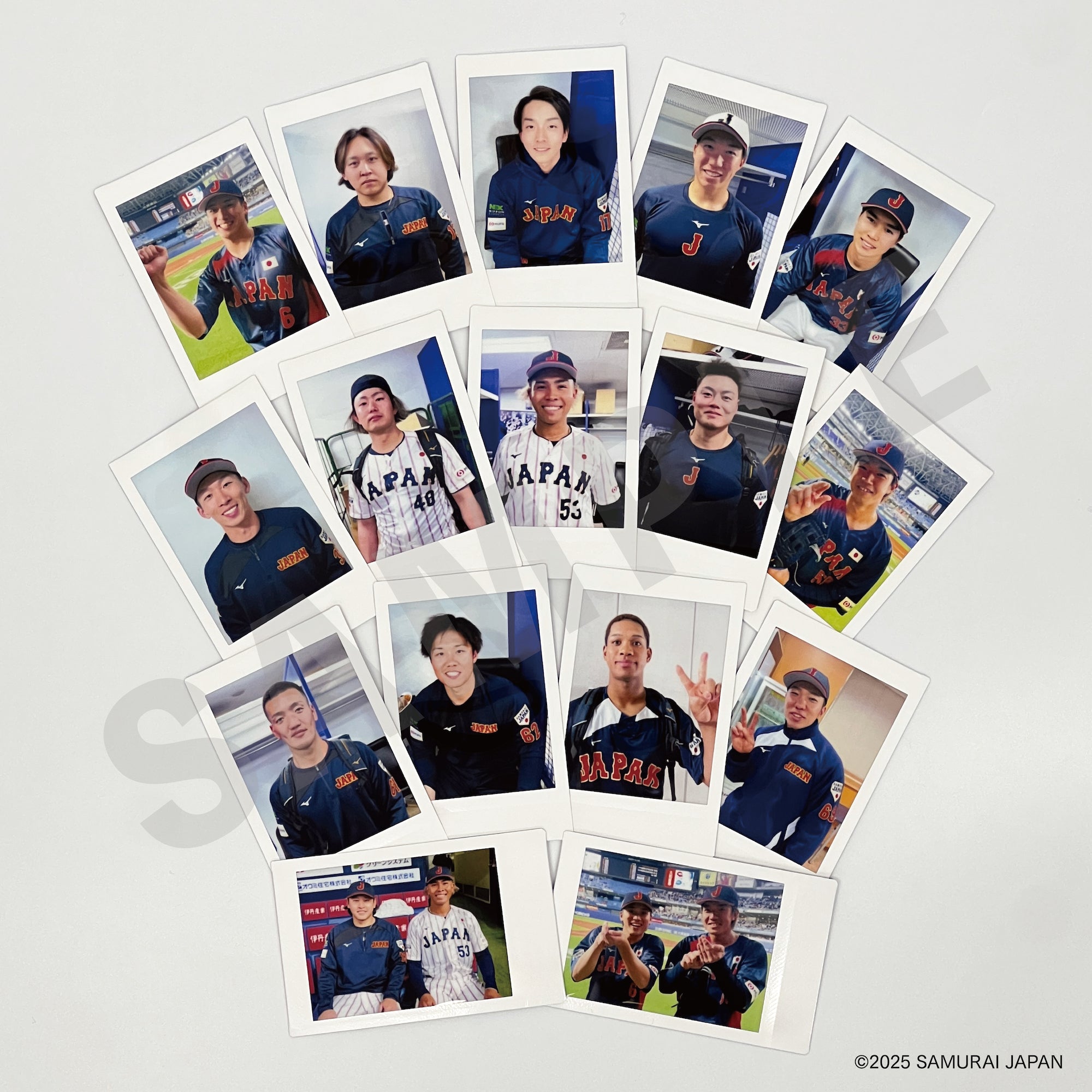 「野球日本代表 侍ジャパン」2025年3月出場選手 シークレットチェキ™ vol.1(全16種)