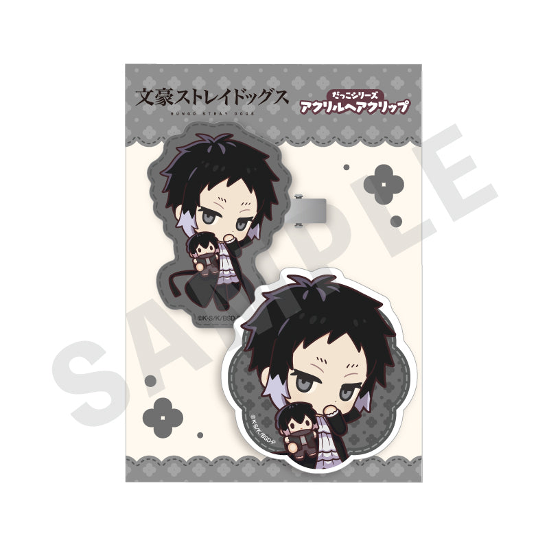 文豪ストレイドッグス のグッズ、芥川龍之介のヘアクリップの画像です