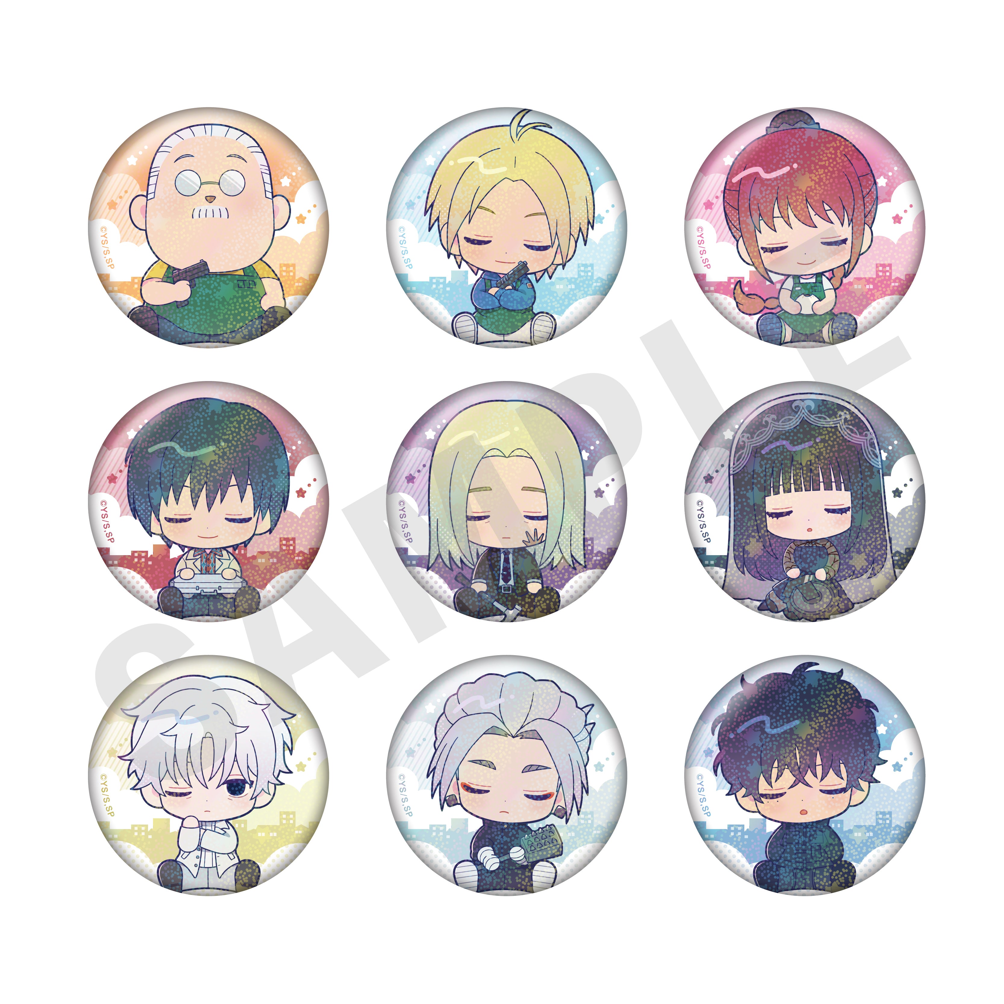 SAKAMOTO DAYS のグッズ、缶バッジの1枚目の画像です