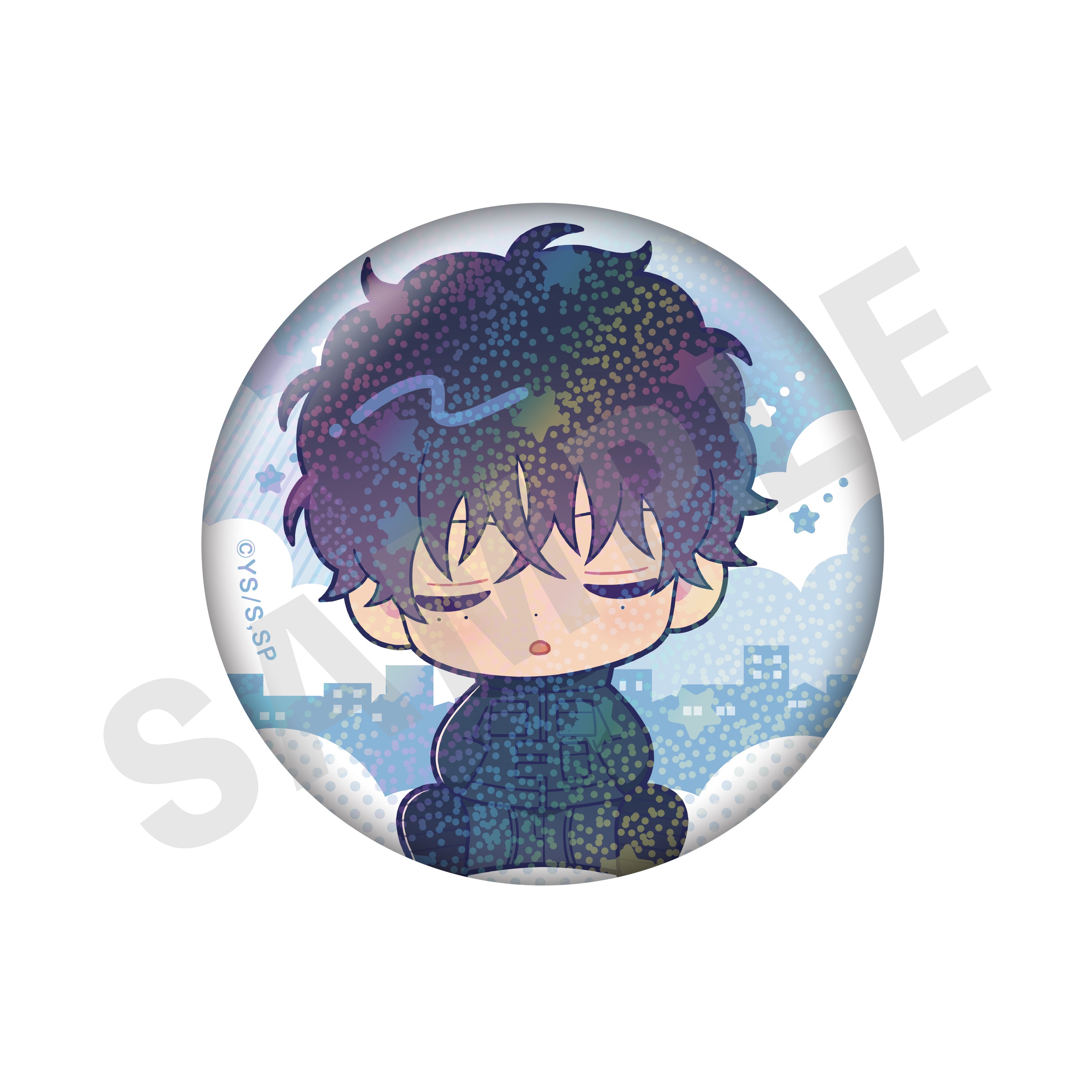 SAKAMOTO DAYS のグッズ、夏生の缶バッジの画像です