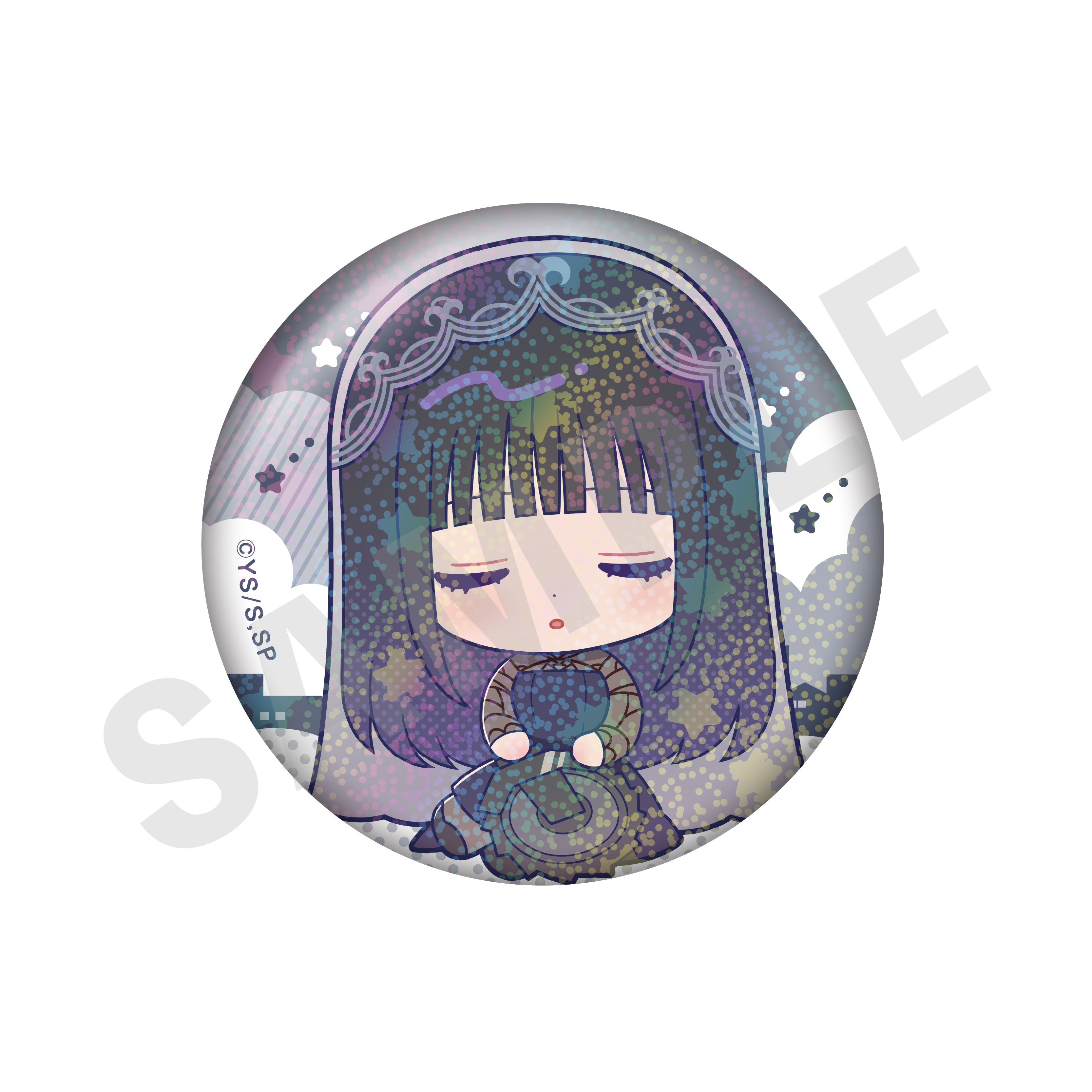 SAKAMOTO DAYS のグッズ、大佛の缶バッジの画像です