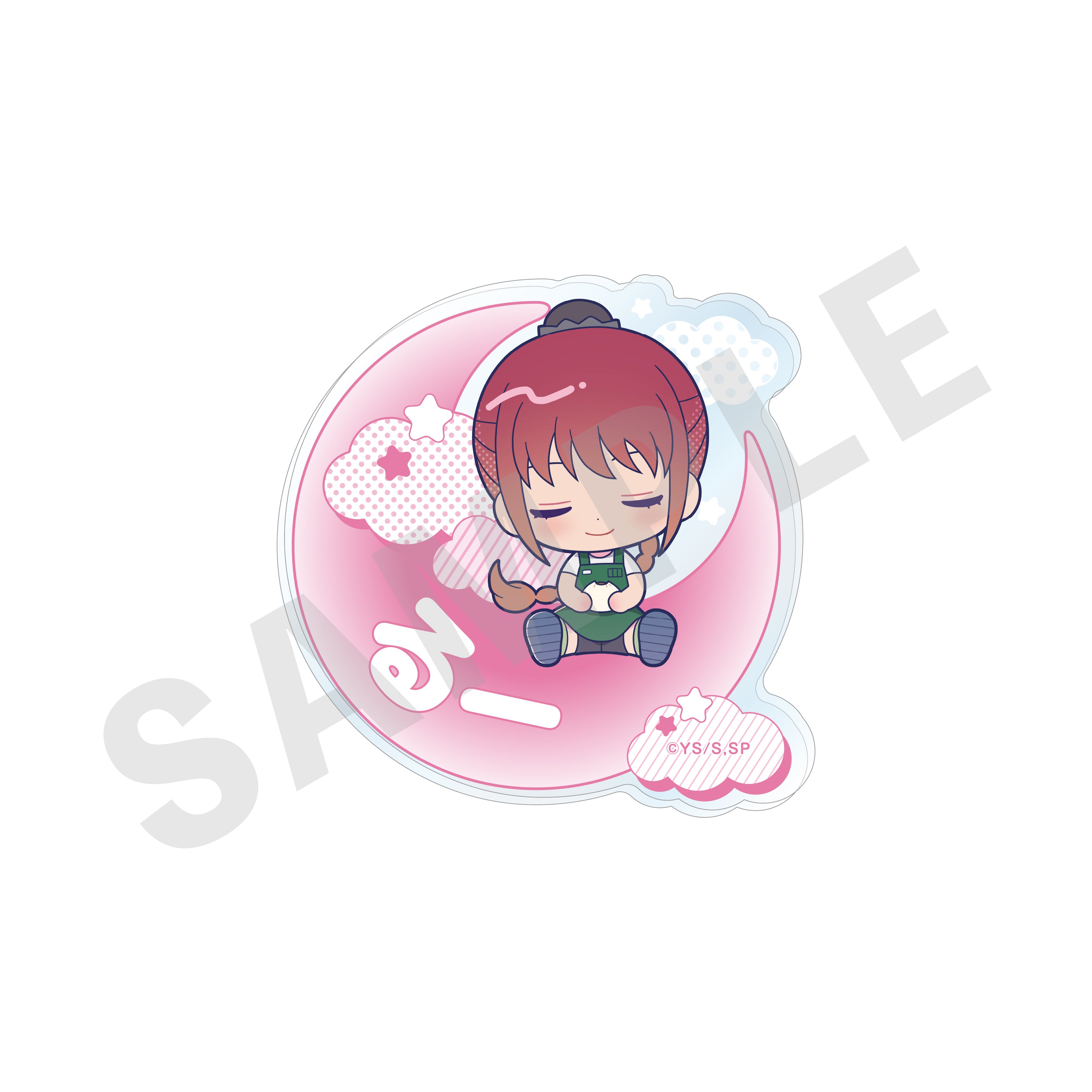 SAKAMOTO DAYS のグッズ、ルーのアクリルバッジの画像です
