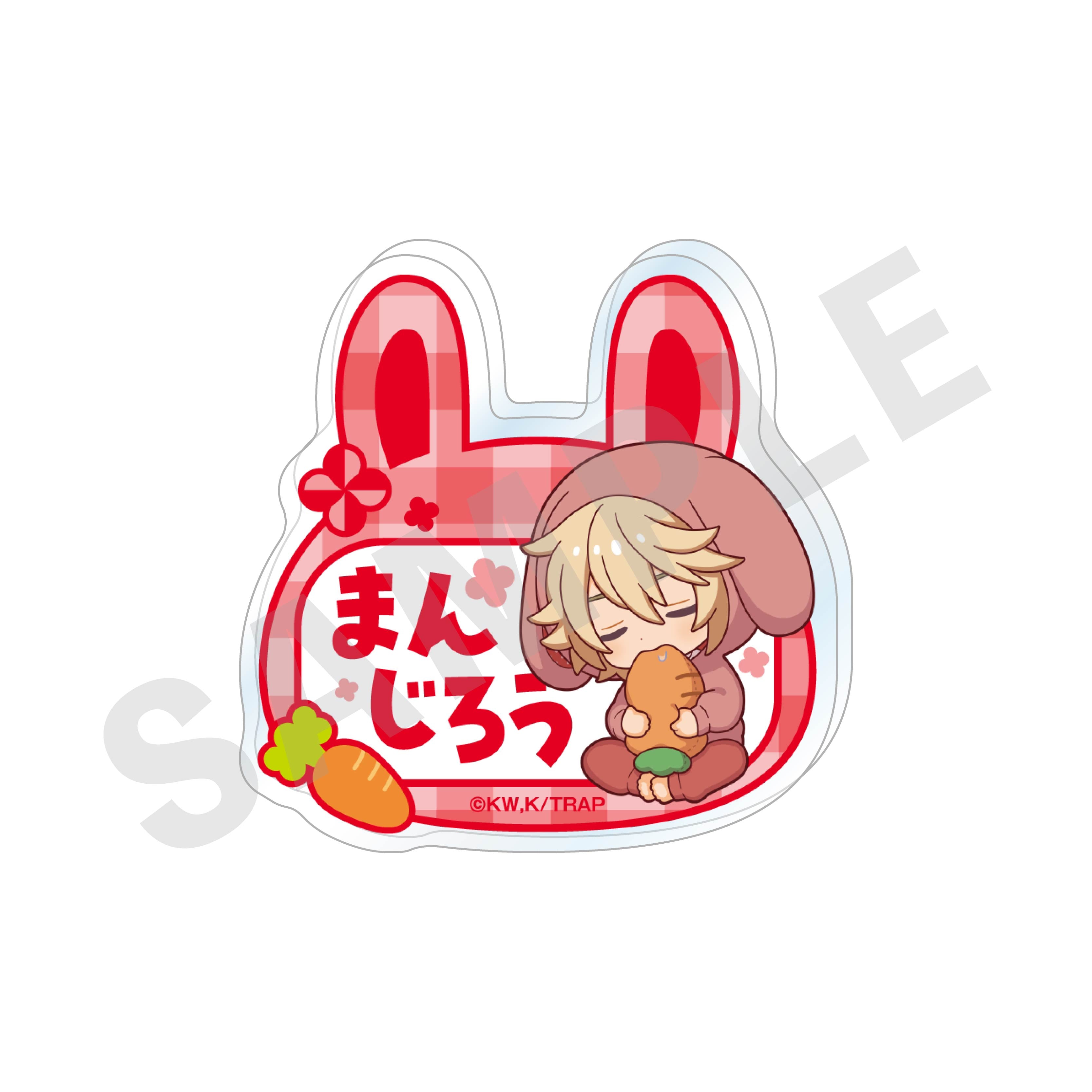 TVアニメ『東京リベンジャーズ』 ミニキャラうさみみシリーズ アクリルバッジ(佐野 万次郎) の商品画像1枚目です