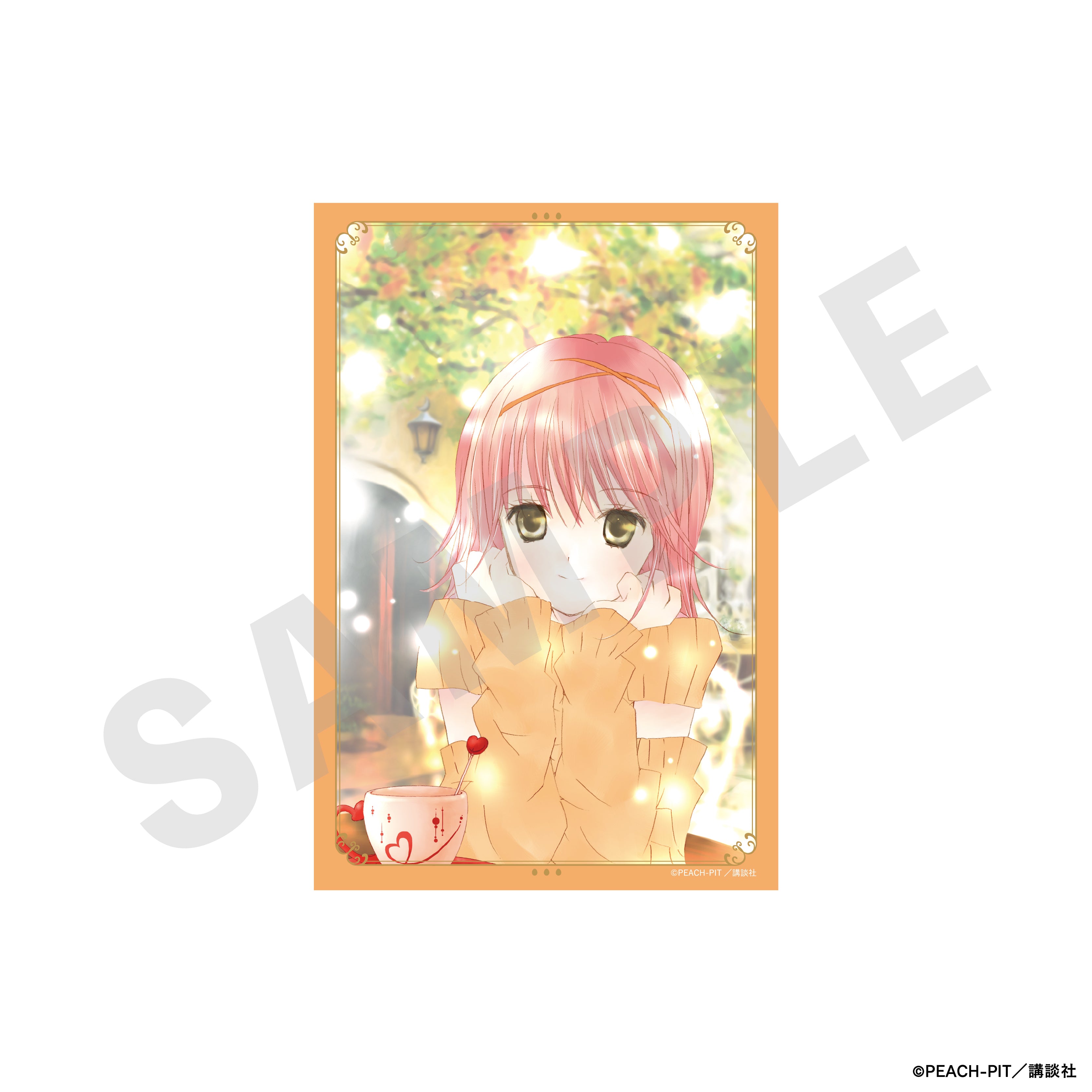 しゅごキャラ! のグッズ、日奈森あむのポストカードの画像です