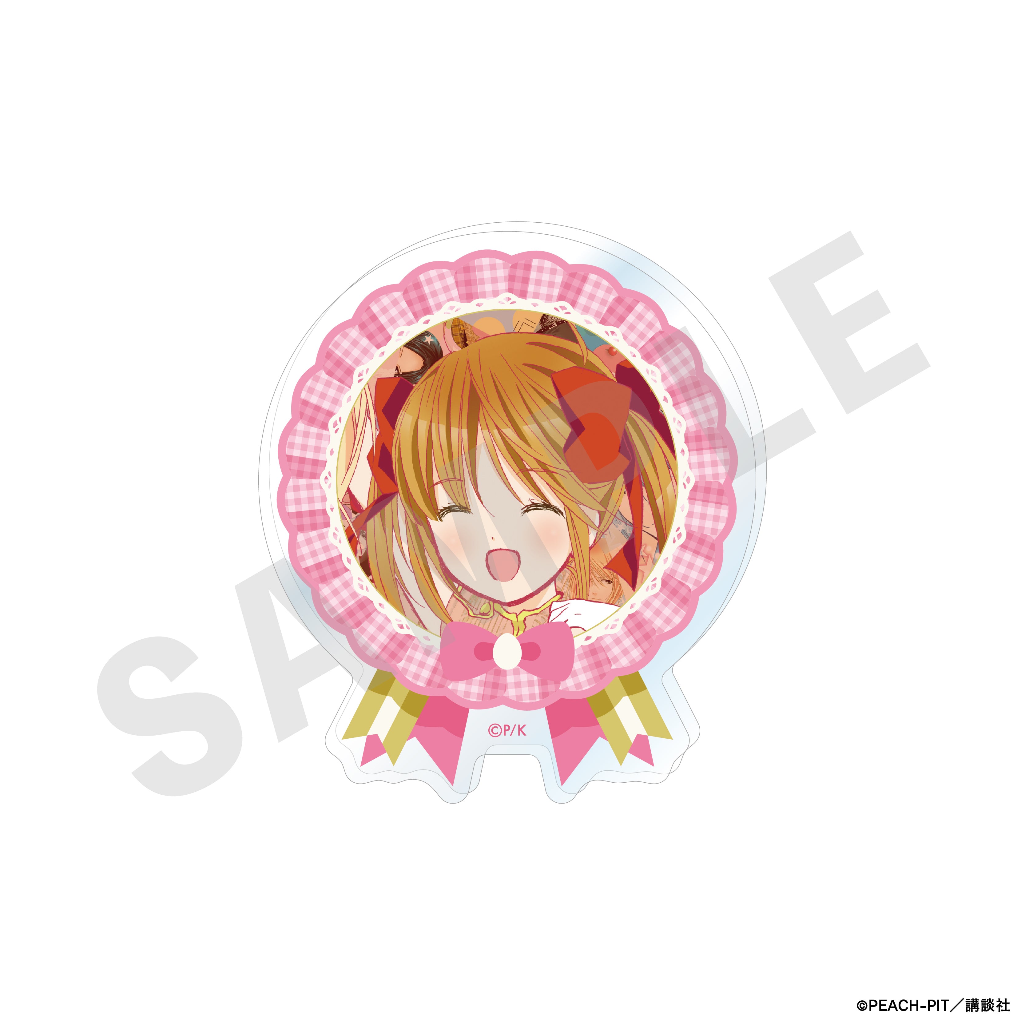 しゅごキャラ! のグッズ、結木ややのアクリルバッジの画像です