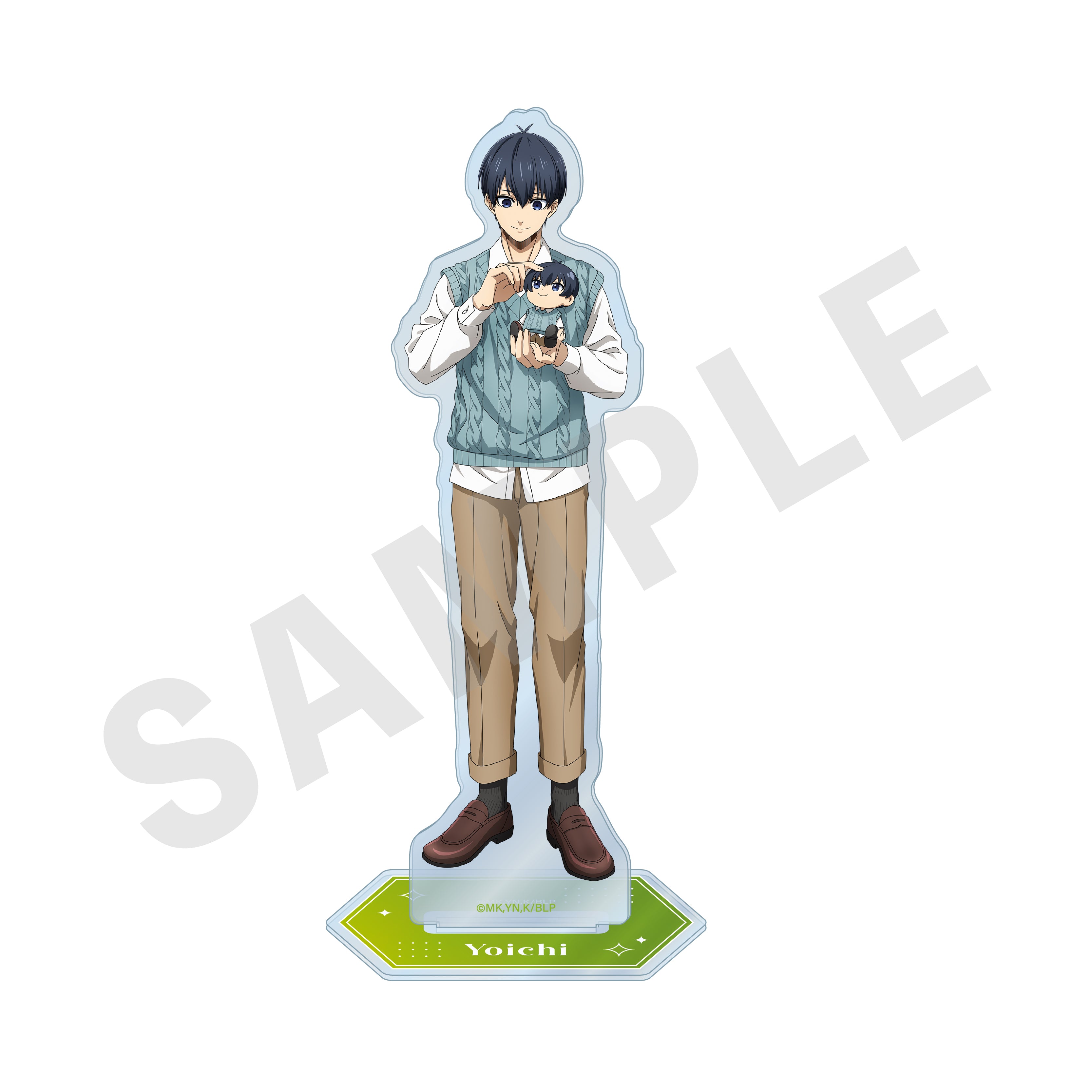 ブルーロック のグッズ、潔世一のアクリルスタンドの画像です