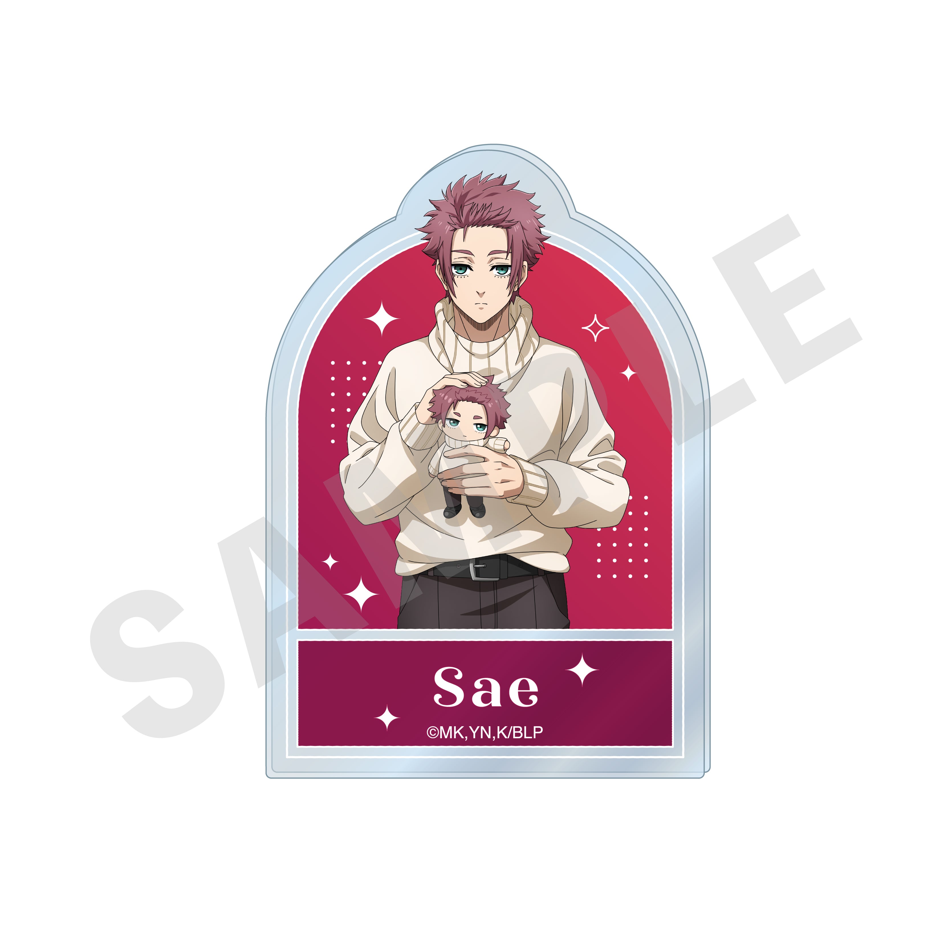 ブルーロック のグッズ、糸師冴のお名前バッジの画像です