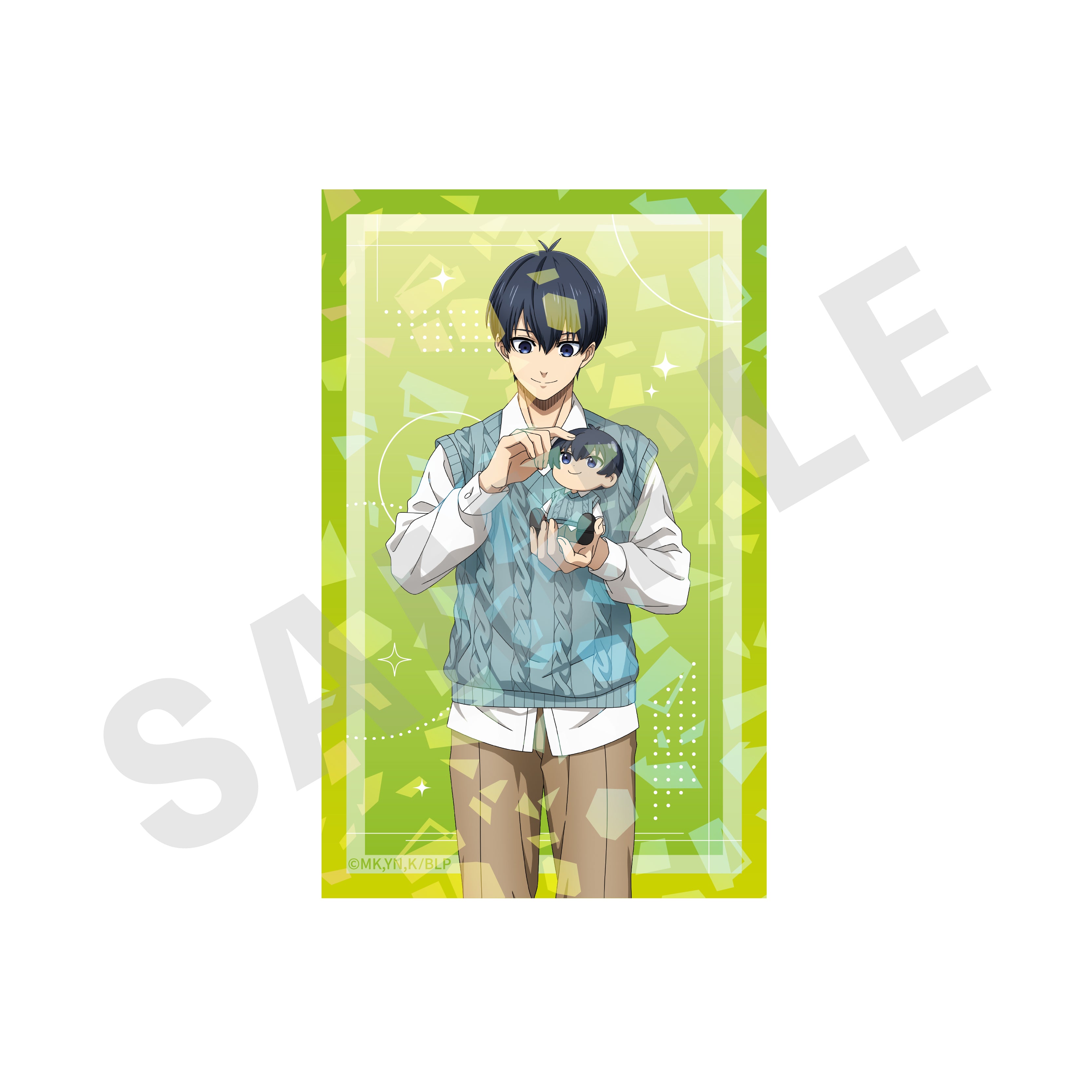 ブルーロック のグッズ、潔世一のホログラムカードの画像です