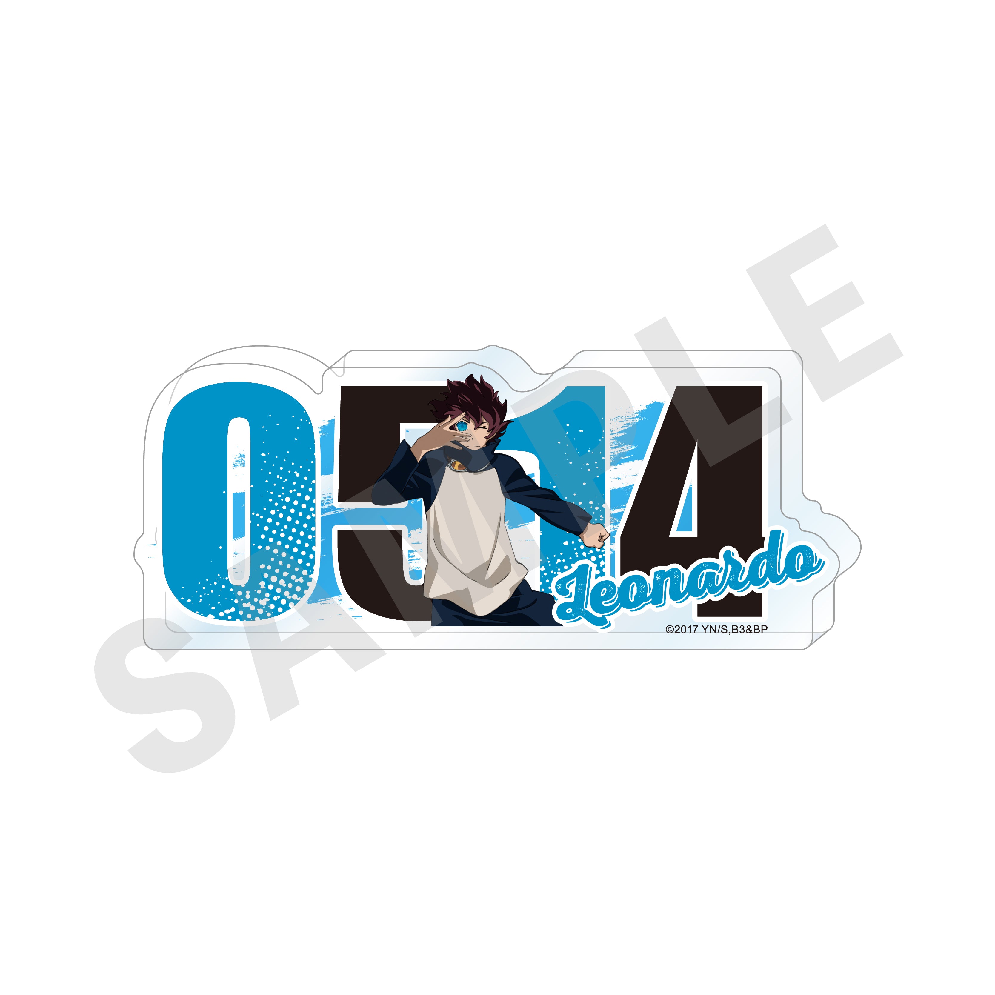 血界戦線 & BEYOND ~favorite series~のグッズ、レオナルド・ウォッチのアクリルプレートの画像です