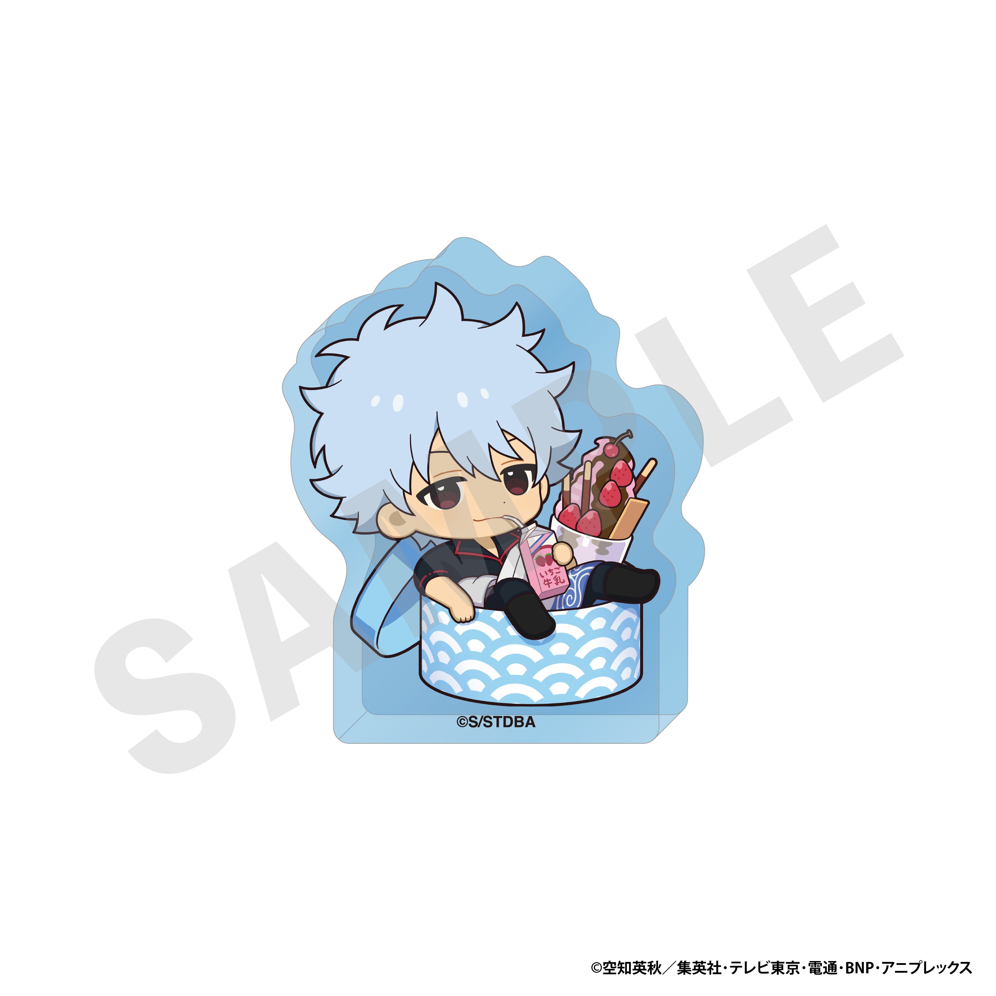 銀魂 のグッズ、坂田銀時のアクリルブロックの画像です