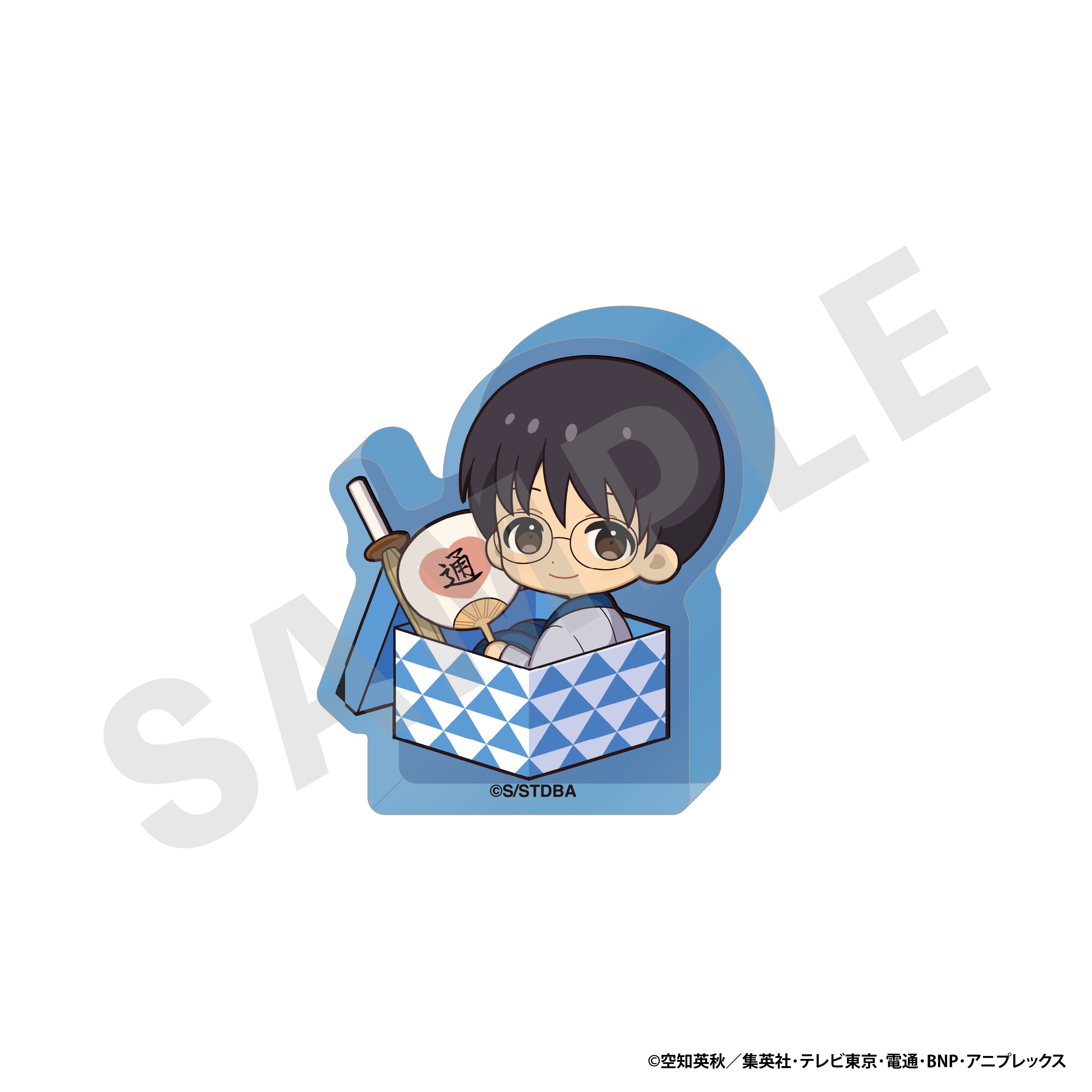 銀魂 のグッズ、志村新八のアクリルブロックの画像です