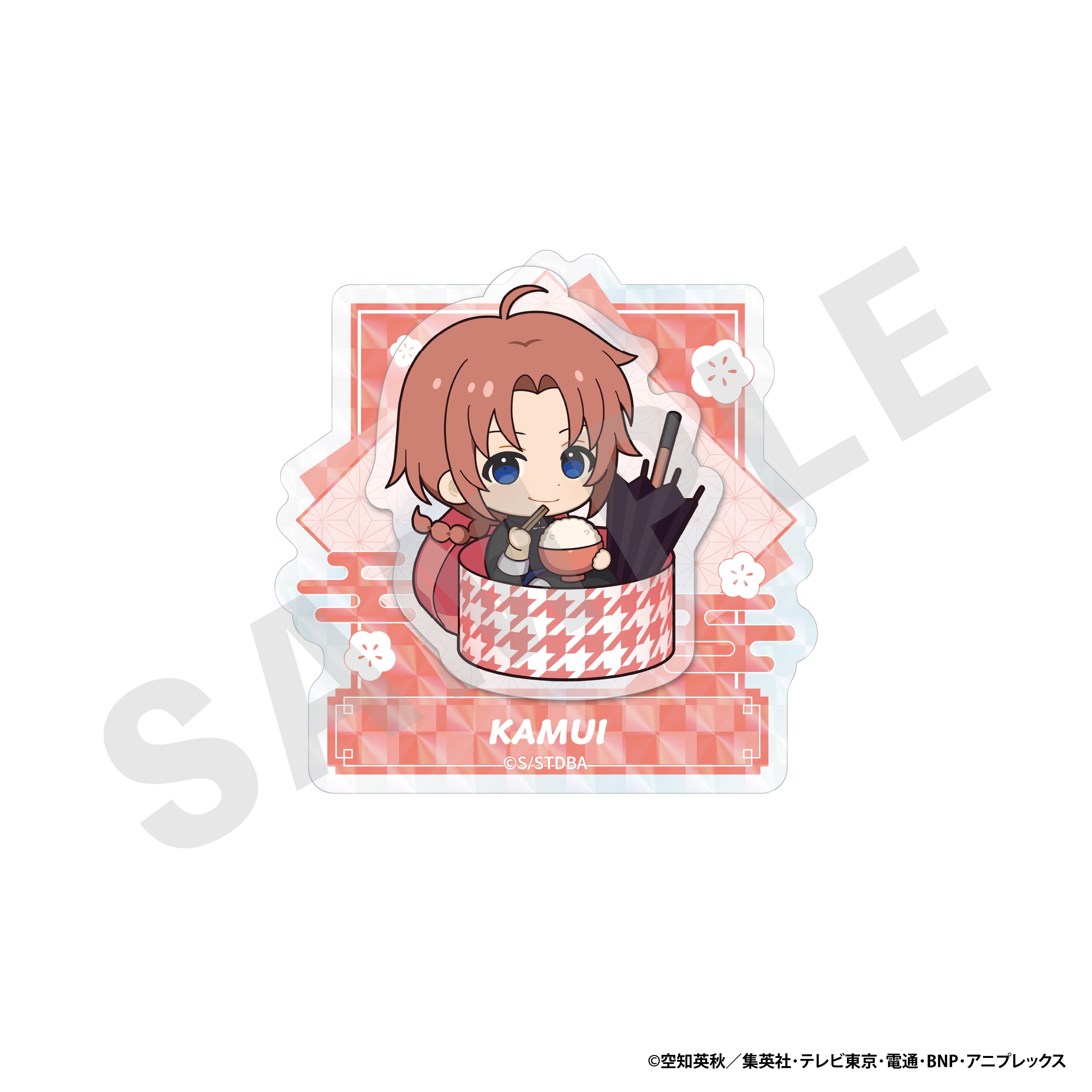 銀魂 のグッズ、神威のアクリルバッジの画像です