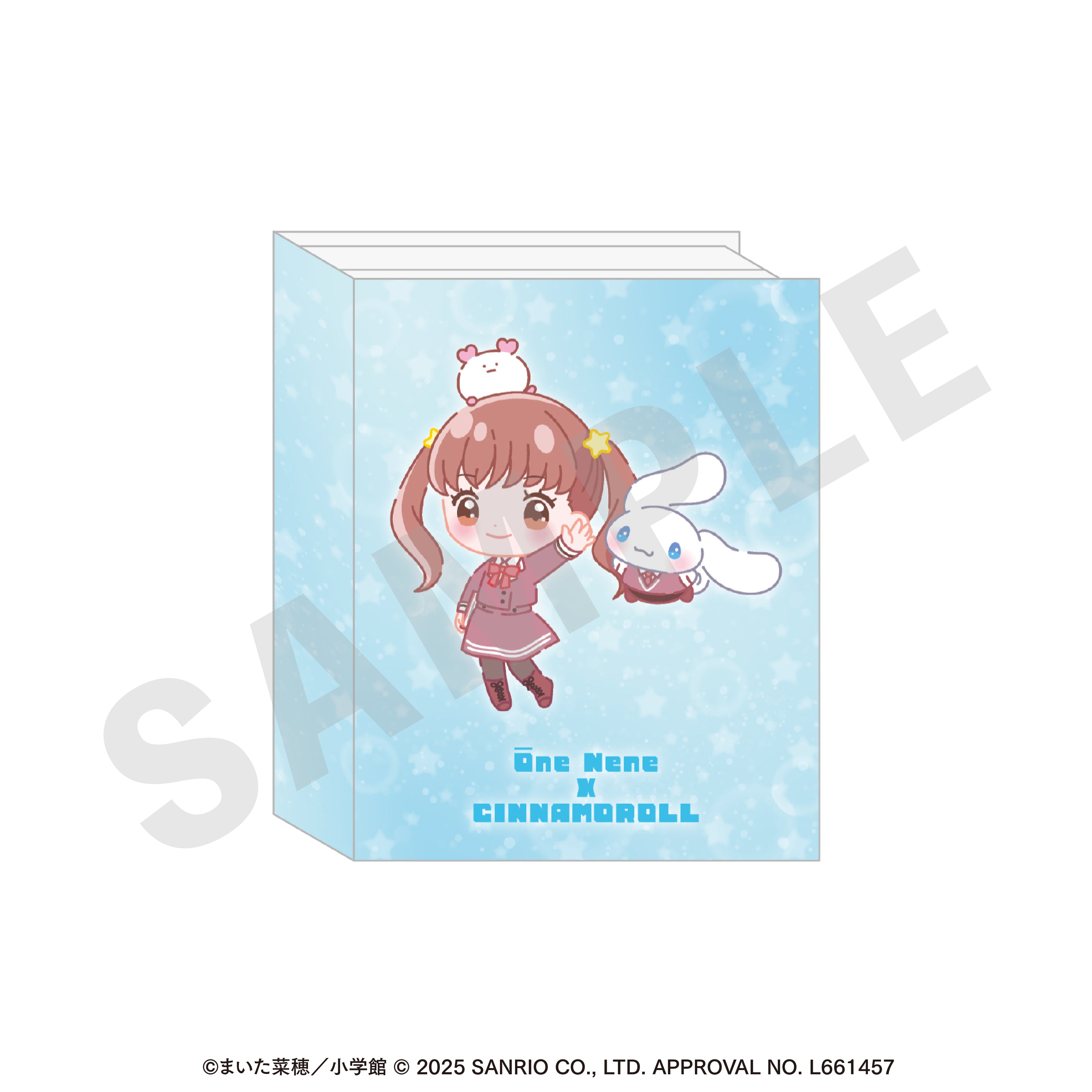 ちゃおヒロインズ×サンリオキャラクターズ パタパタメモ 大根ねね×シナモロール の商品画像1枚目です
