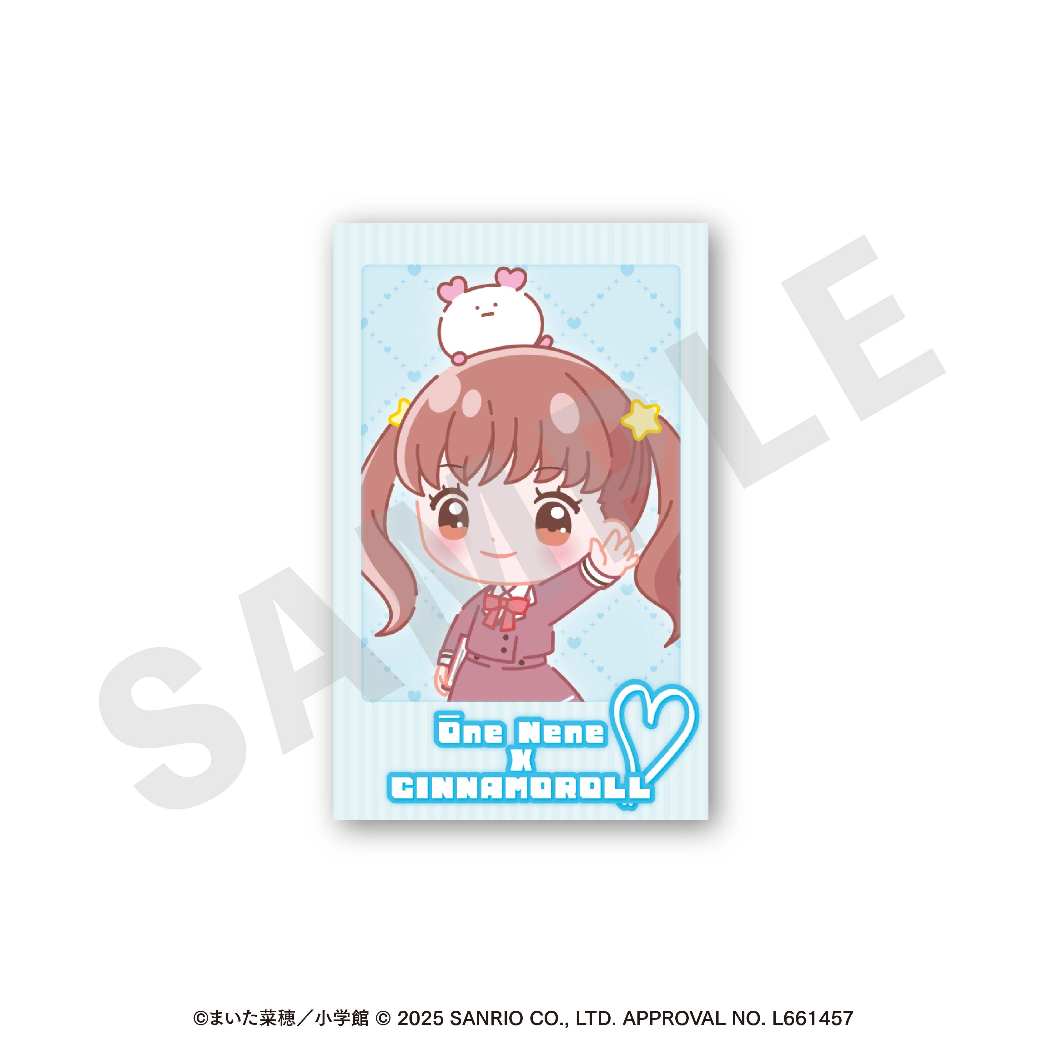 ちゃおヒロインズ×サンリオキャラクターズ のグッズ、大根ねねのカードの画像です