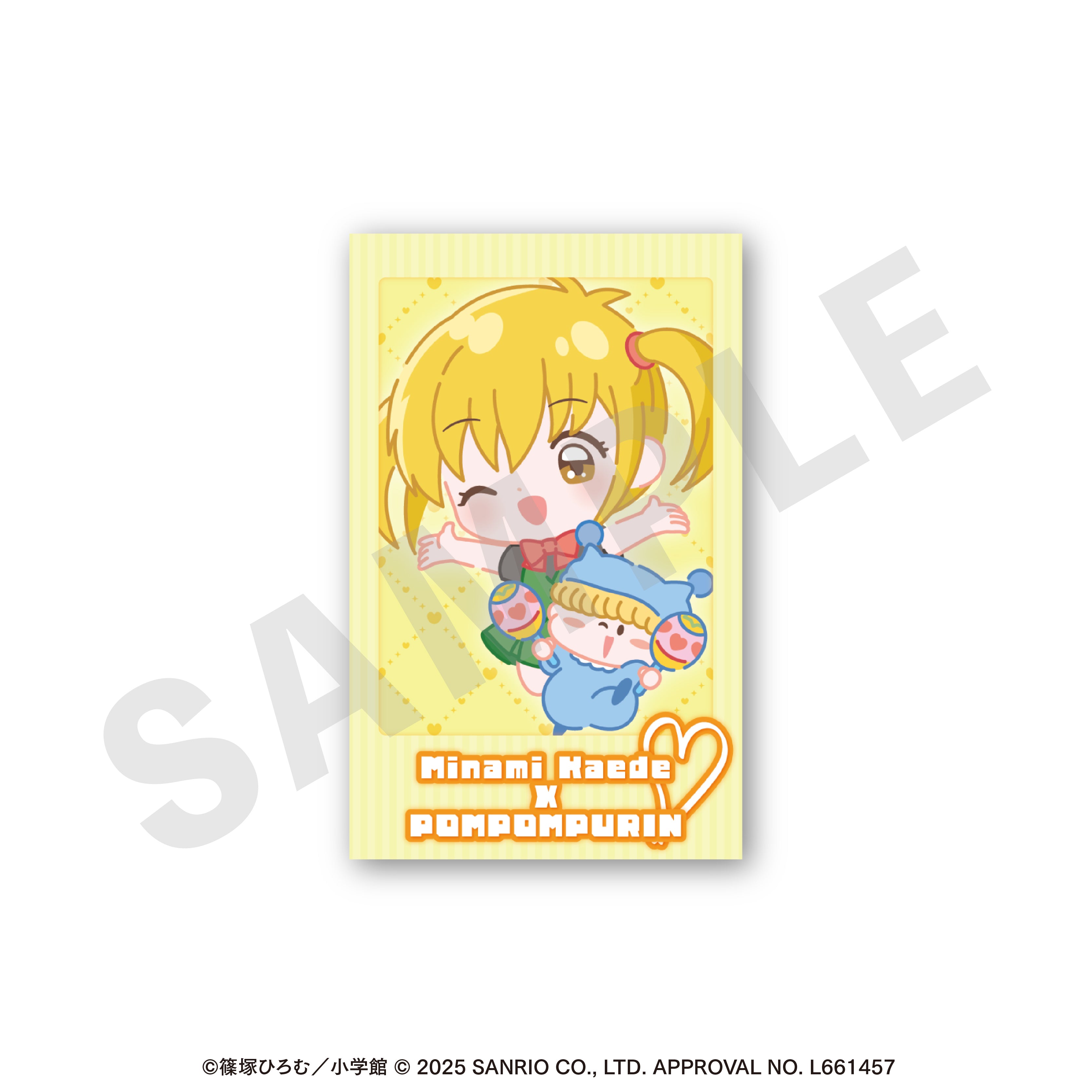 ちゃおヒロインズ×サンリオキャラクターズ のグッズ、南楓のカードの画像です