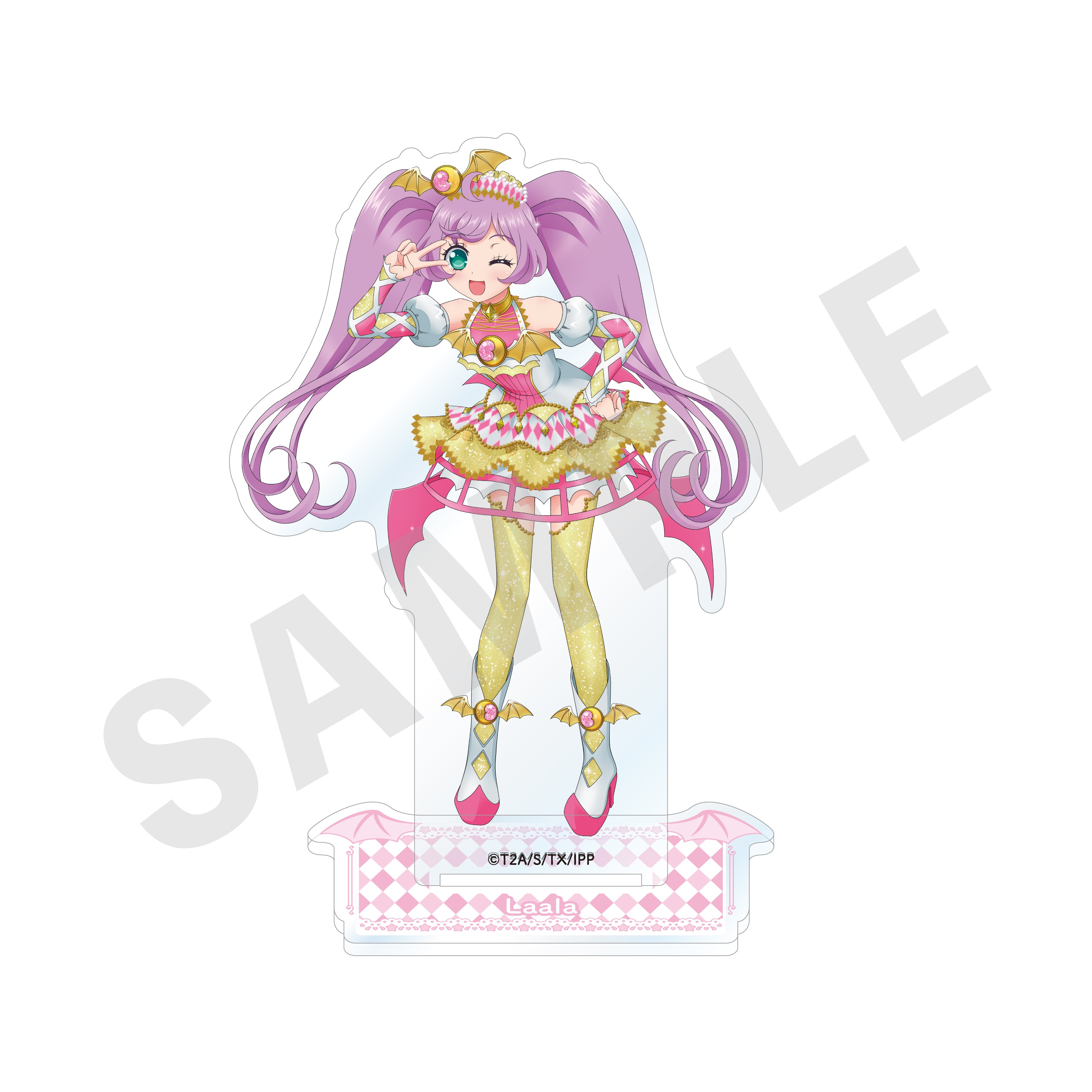 プリパラ のグッズ、真中らぁらのアクリルスタンドの画像です