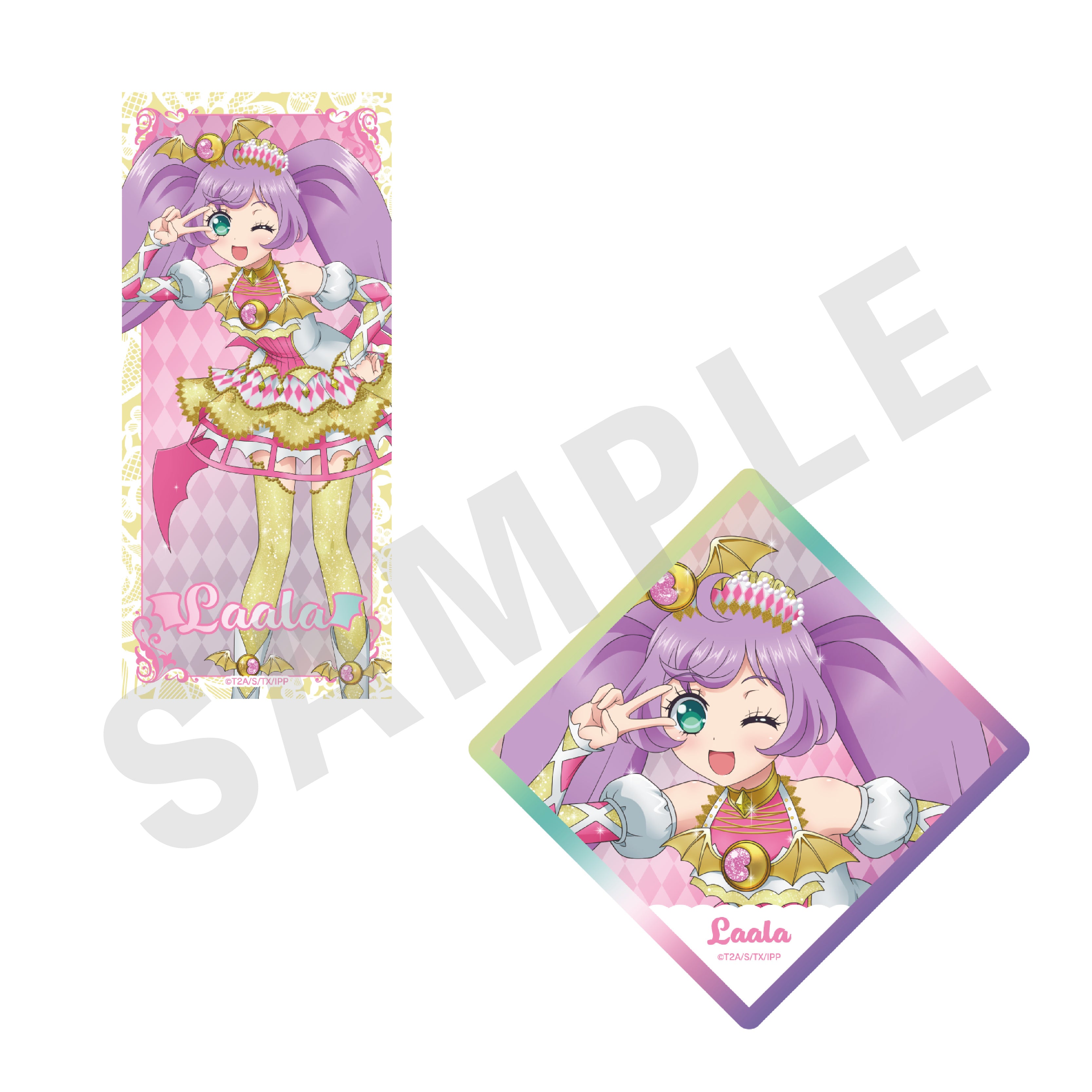 プリパラ のグッズ、真中らぁらのステッカーの画像です