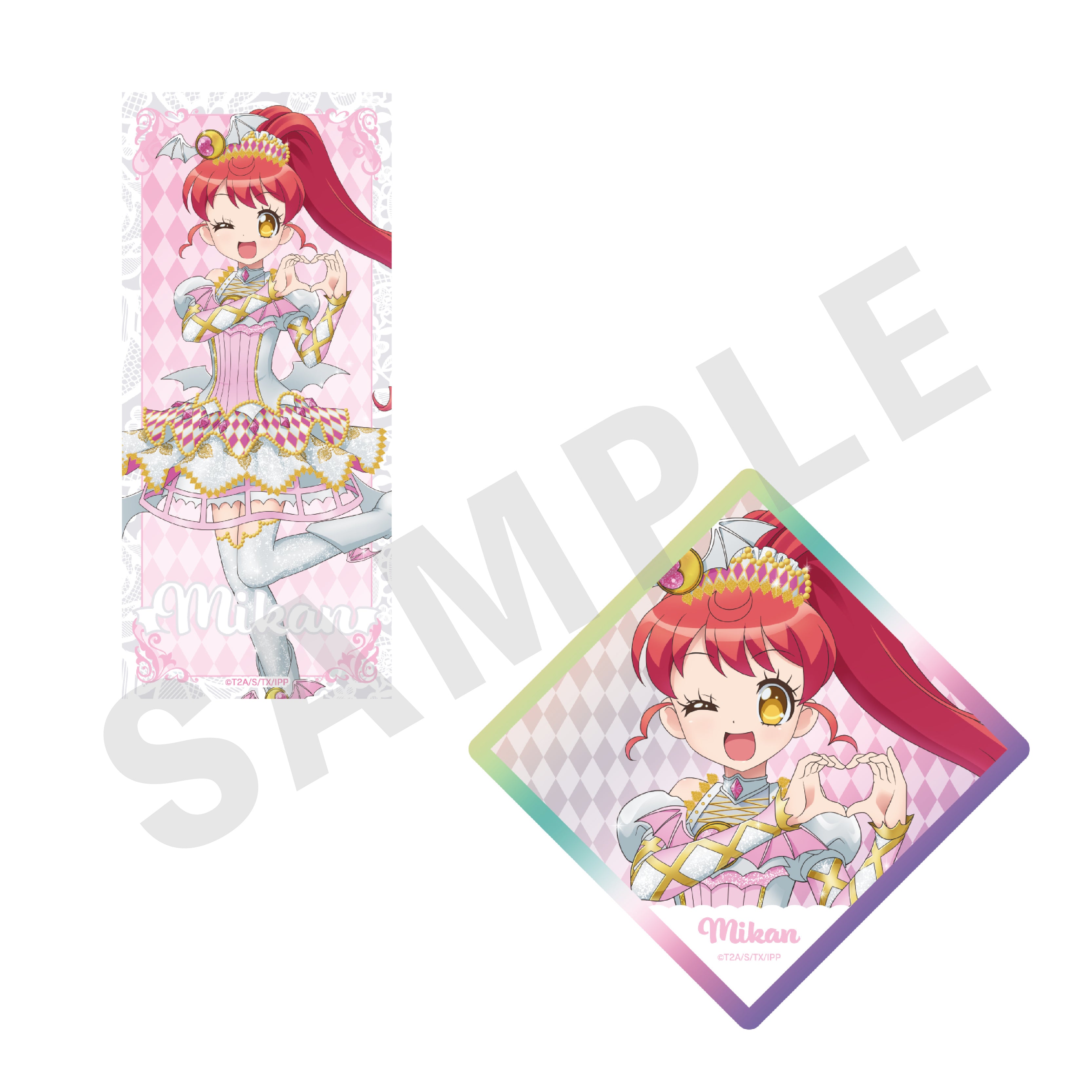 プリパラ のグッズ、白玉みかんのステッカーの画像です