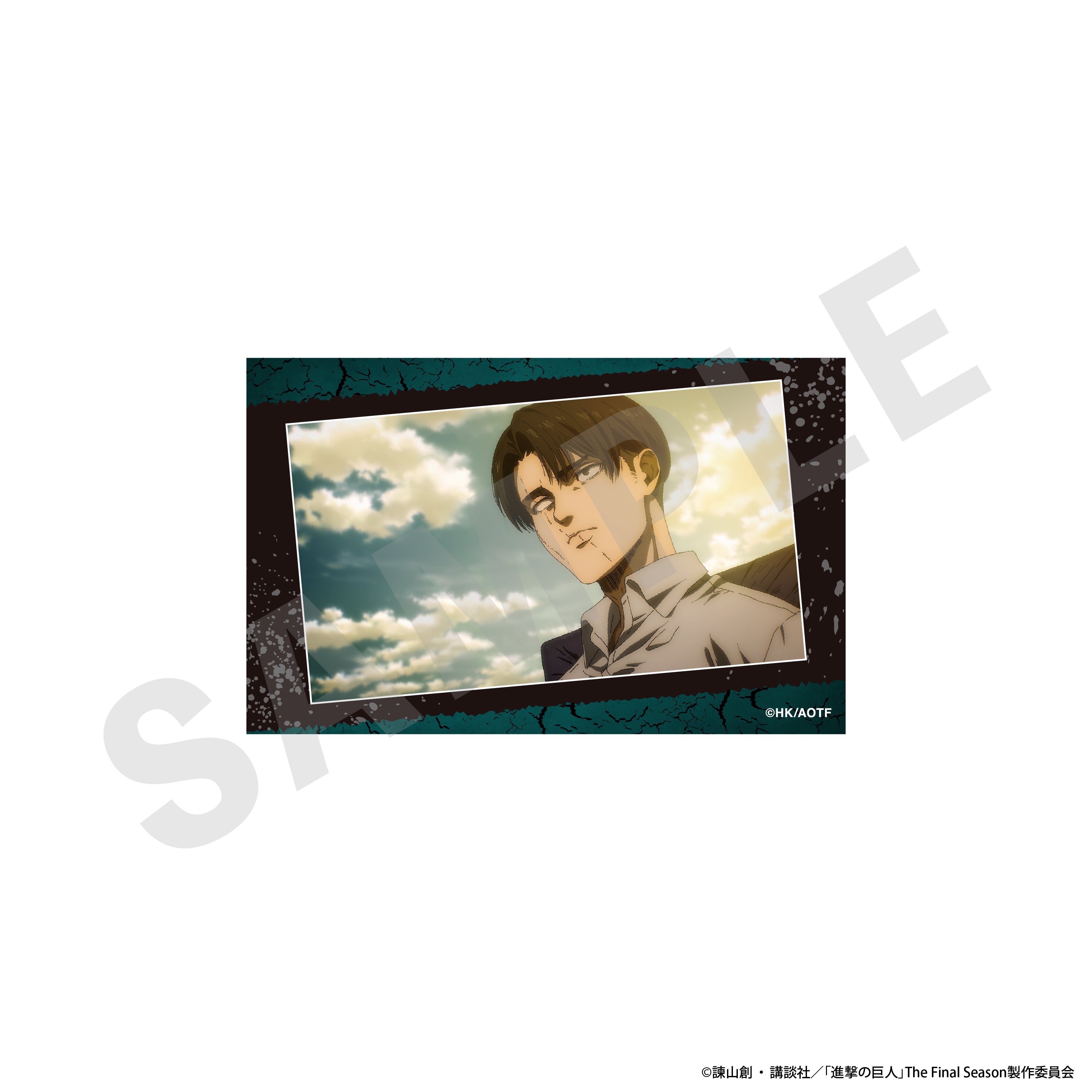 進撃の巨人 のグッズ、リヴァイのカードの3枚目の画像です