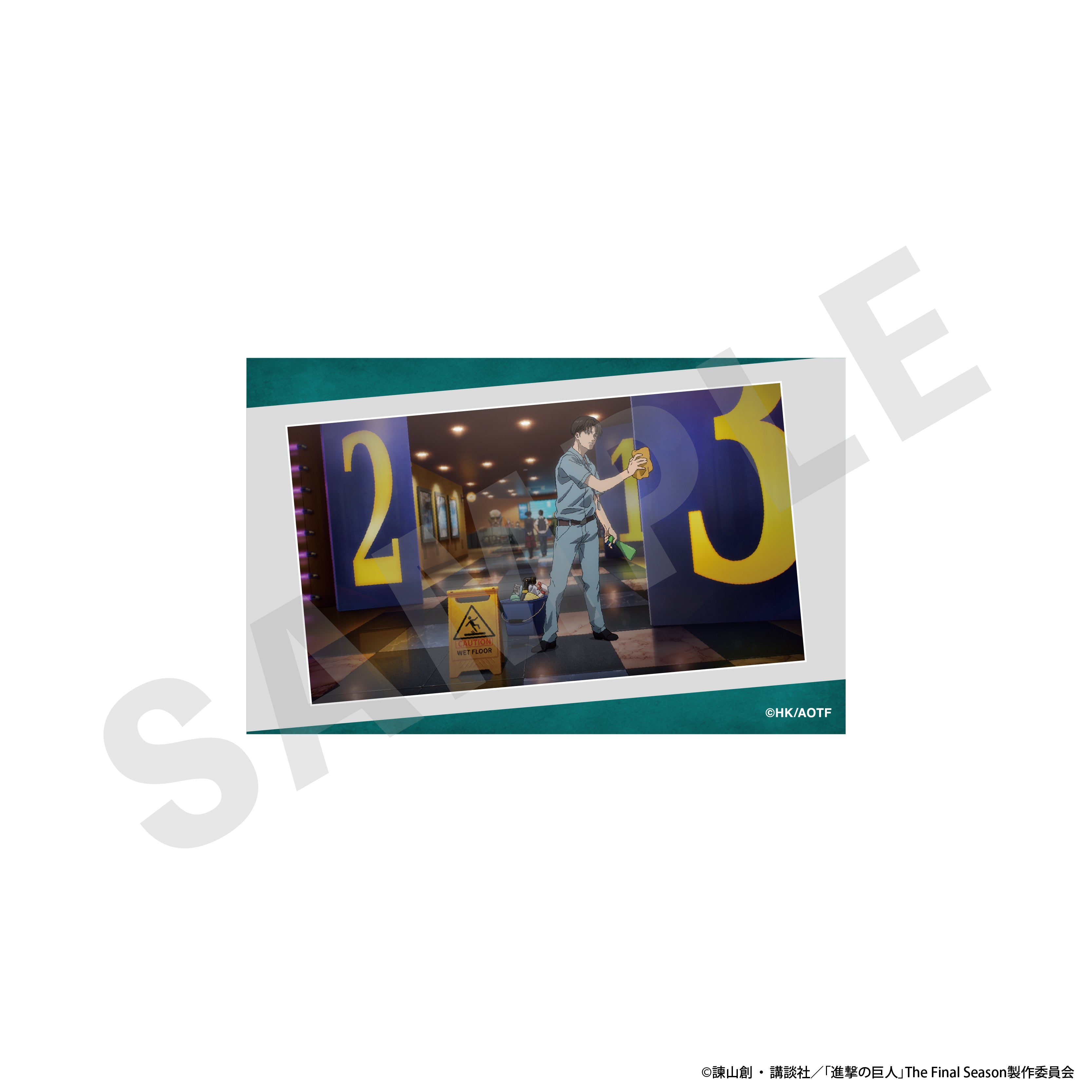 進撃の巨人 のグッズ、リヴァイのカードの4枚目の画像です