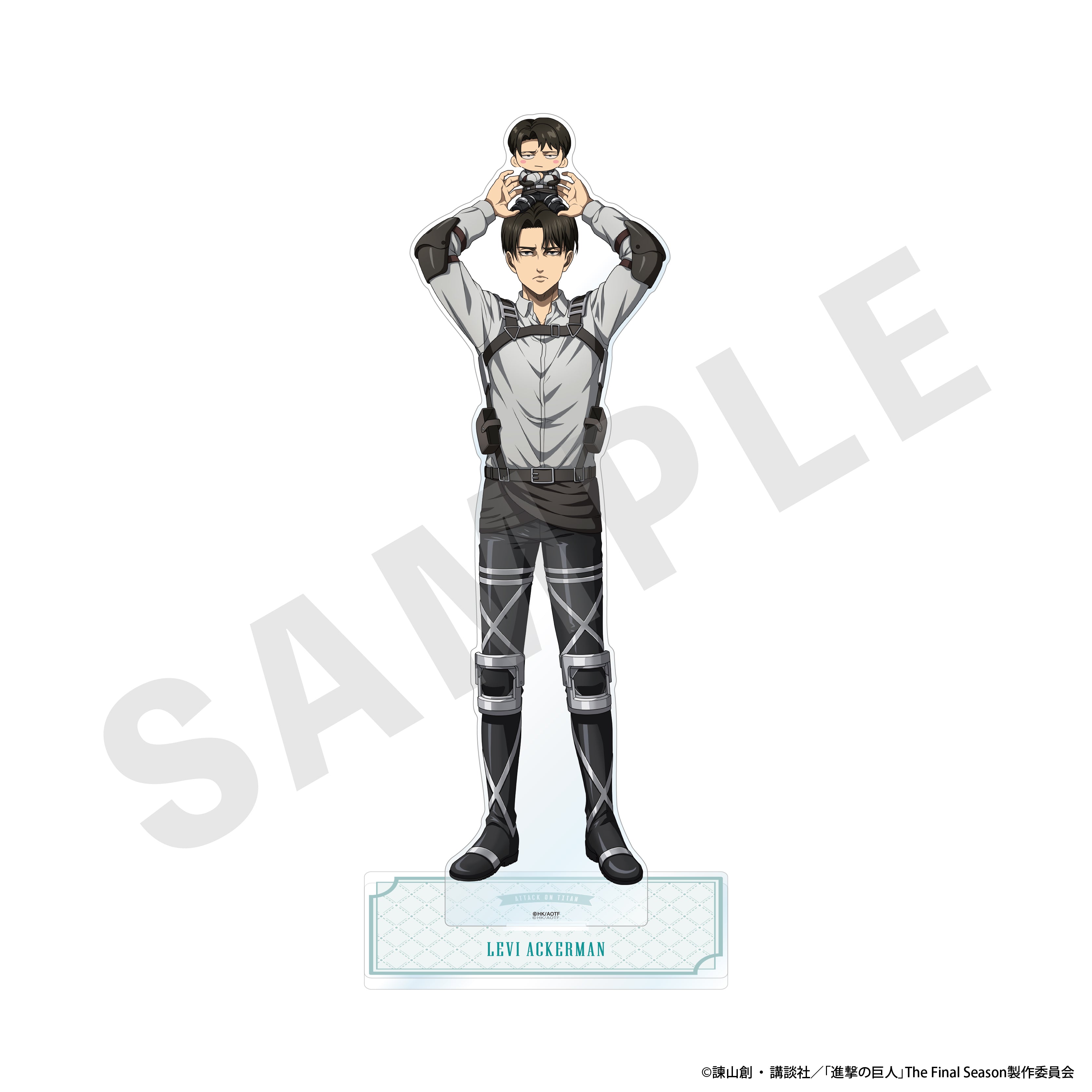 進撃の巨人 のグッズ、リヴァイのアクリルスタンドの画像です