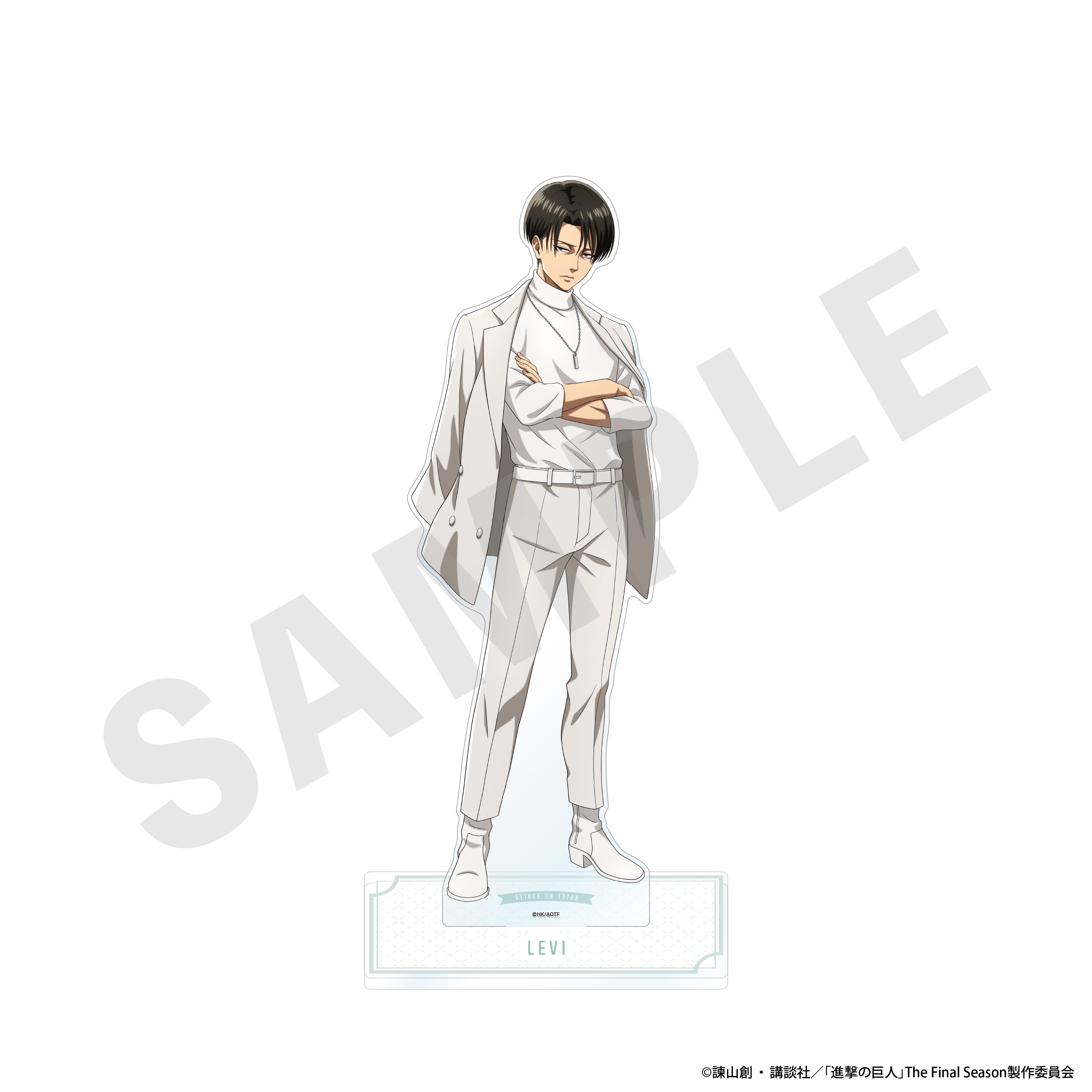 進撃の巨人 のグッズ、リヴァイのアクリルスタンドの画像です