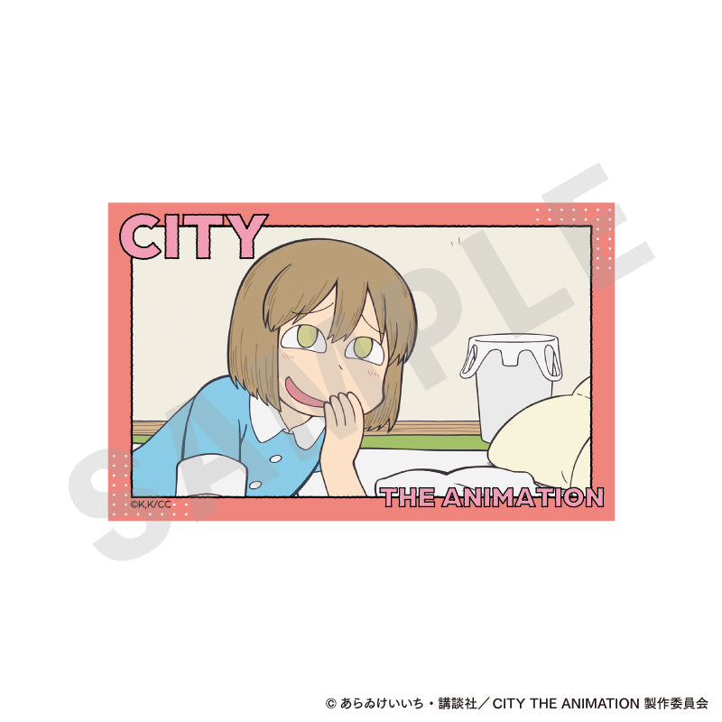 CITY THE ANIMATION ~favorite series~のグッズ、南雲美鳥・にーくら・泉わこ・雨飾えり・真壁まつり・真壁鶴菱・真壁立涌のカードの6枚目の画像です