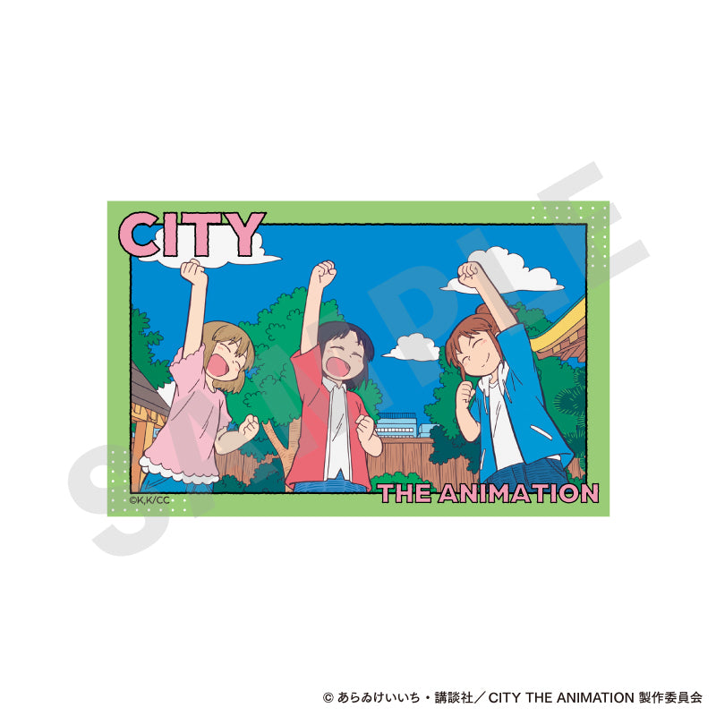 CITY THE ANIMATION ~favorite series~のグッズ、南雲美鳥・にーくら・泉わこ・雨飾えり・真壁まつり・真壁鶴菱・真壁立涌のカードの4枚目の画像です