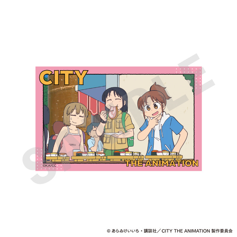 CITY THE ANIMATION ~favorite series~のグッズ、南雲美鳥・にーくら・泉わこ・雨飾えり・真壁まつり・真壁鶴菱・真壁立涌のカードの5枚目の画像です