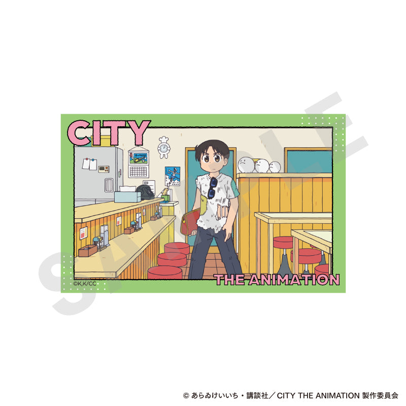 CITY THE ANIMATION ~favorite series~のグッズ、南雲美鳥・にーくら・泉わこ・雨飾えり・真壁まつり・真壁鶴菱・真壁立涌のカードの7枚目の画像です