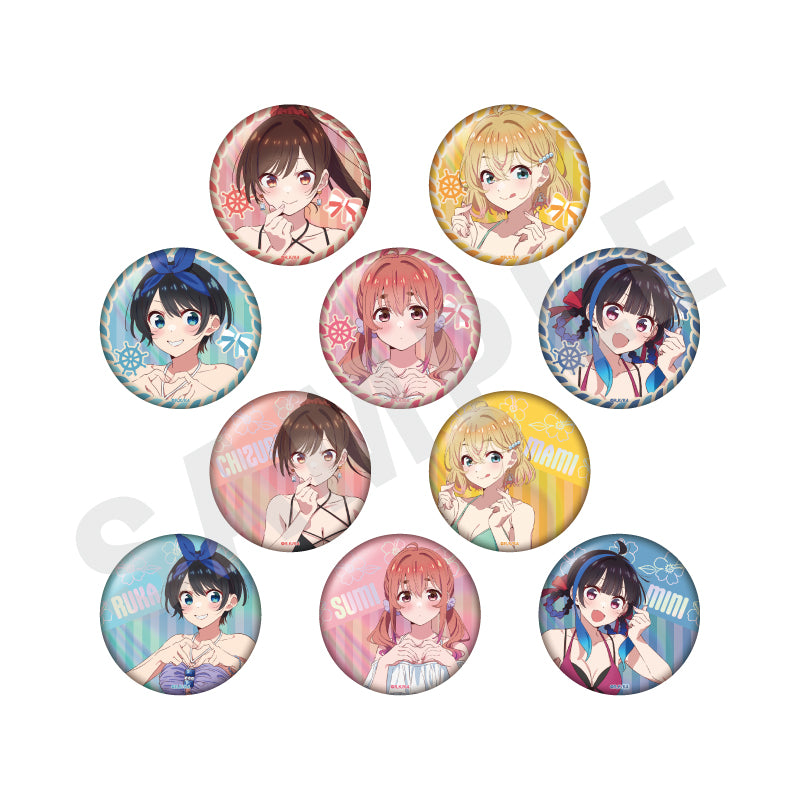 彼女、お借りします のグッズ、缶バッジの1枚目の画像です