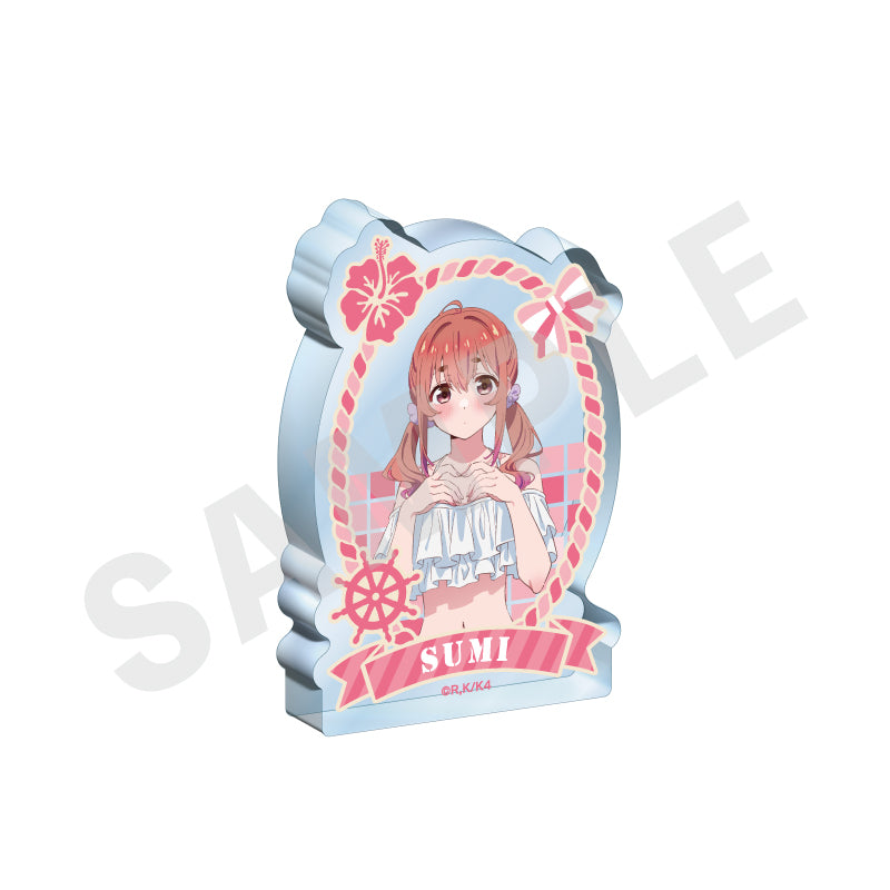 彼女、お借りします のグッズ、桜沢墨のアクリルブロックの画像です