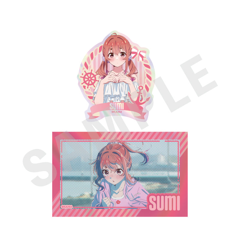 彼女、お借りします のグッズ、桜沢墨のステッカーの画像です