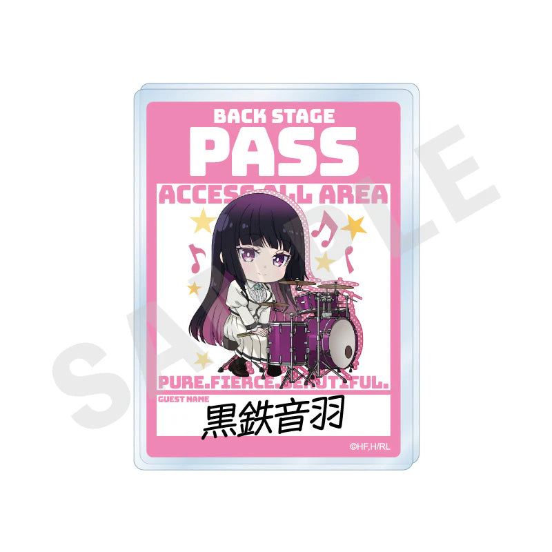 ロックは淑女の嗜みでして のグッズ、黒鉄音羽のお名前バッジの画像です