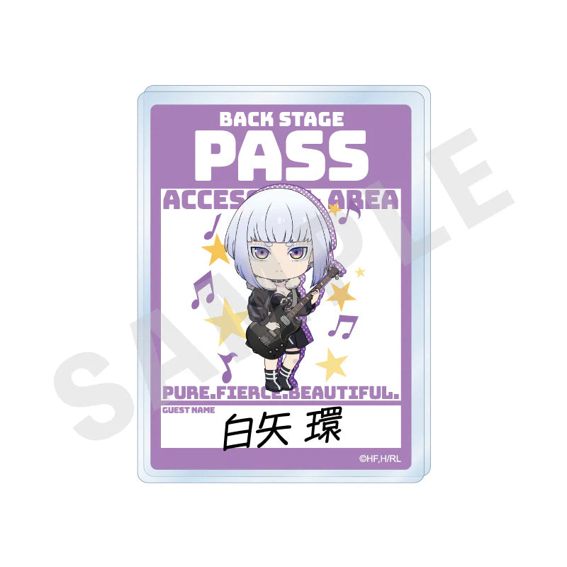 ロックは淑女の嗜みでして のグッズ、白矢環のお名前バッジの画像です