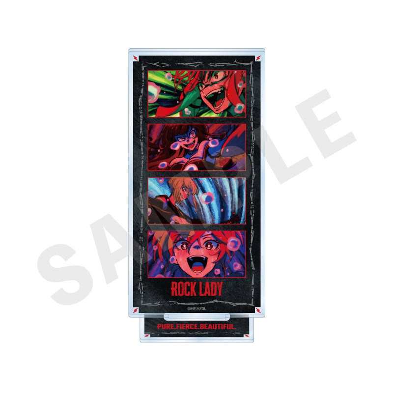 ロックは淑女の嗜みでして のグッズ、場面写アクリルスタンドの画像です