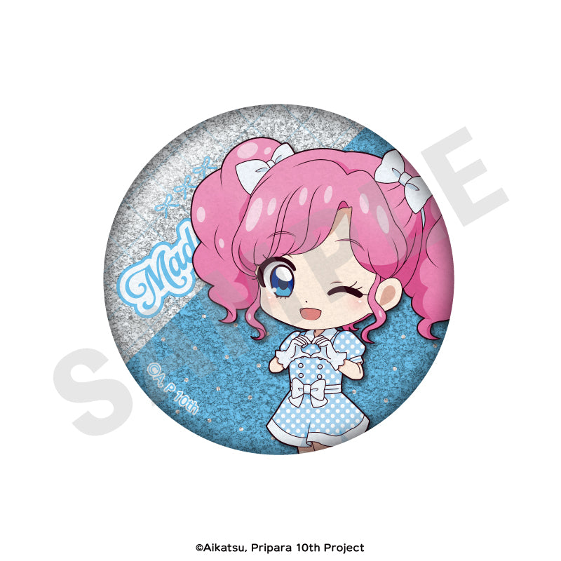 アイカツ!×プリパラ THE MOVIE -出会いのキセキ!- のグッズ、天羽まどかの缶バッジの画像です