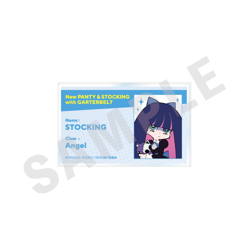 New PANTY & STOCKING with GARTERBELT のグッズ、ストッキングのプロフィールバッジの画像です