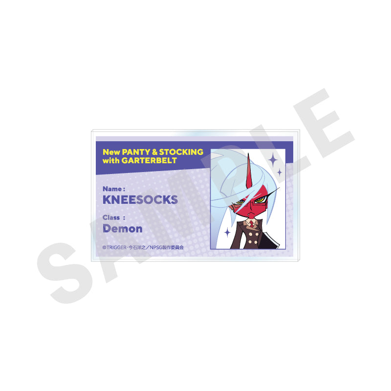 New PANTY & STOCKING with GARTERBELT のグッズ、ニーソックスのプロフィールバッジの画像です