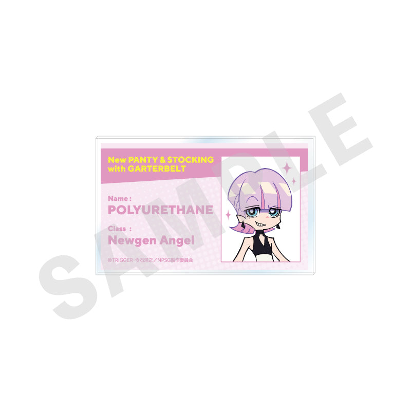 New PANTY & STOCKING with GARTERBELT のグッズ、ポリウレタンのプロフィールバッジの画像です