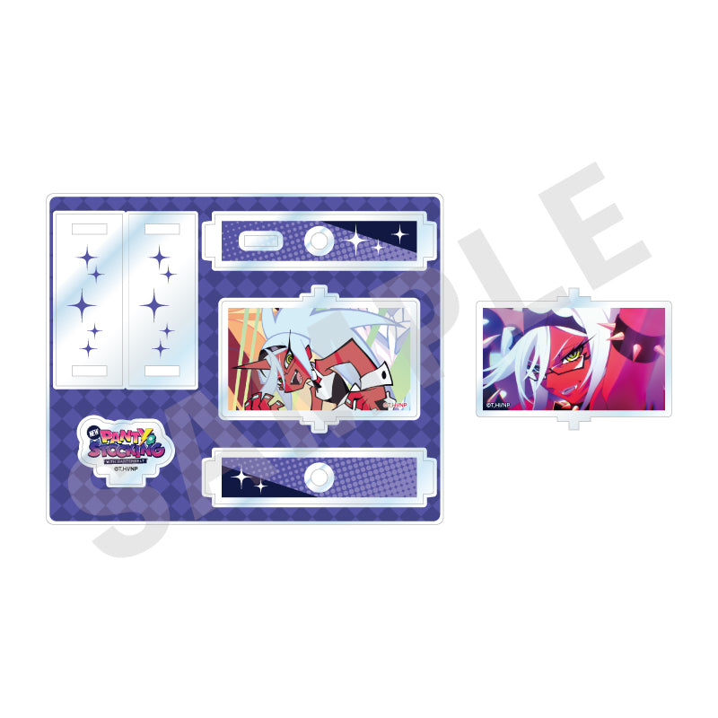 New PANTY & STOCKING with GARTERBELT のグッズ、ニーソックスのくるくるアクリルスタンドの2枚目の画像です