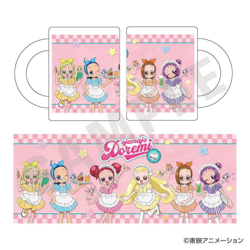 おジャ魔女どれみ のグッズ、マグカップの画像です