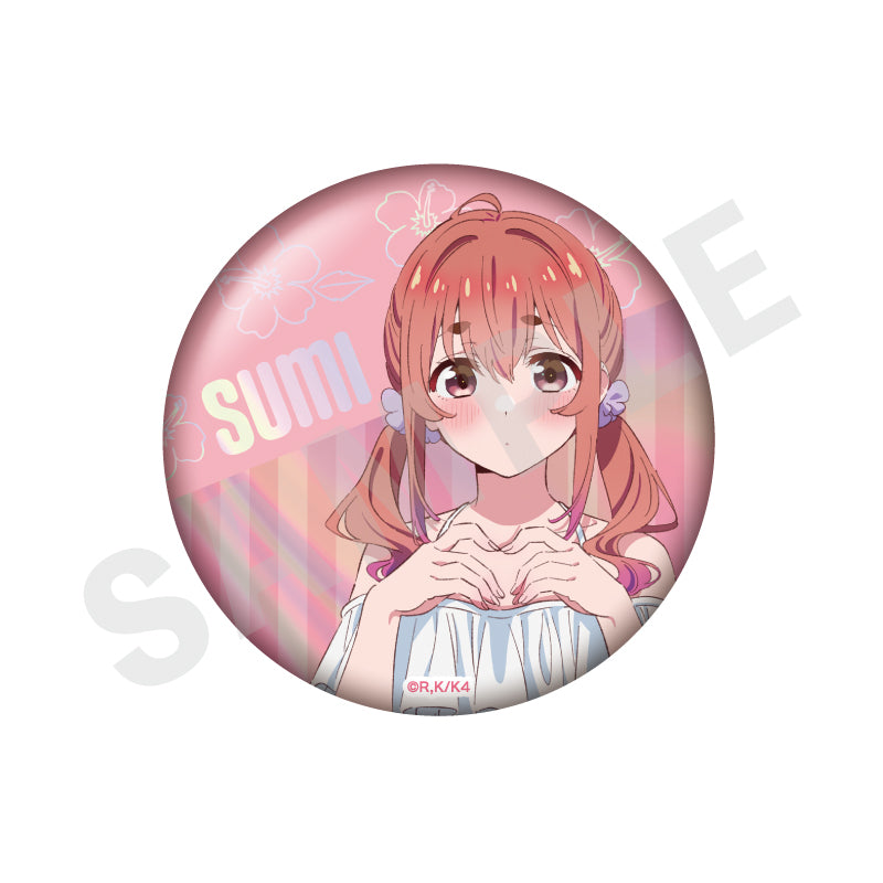 彼女、お借りします のグッズ、桜沢墨の缶バッジの画像です