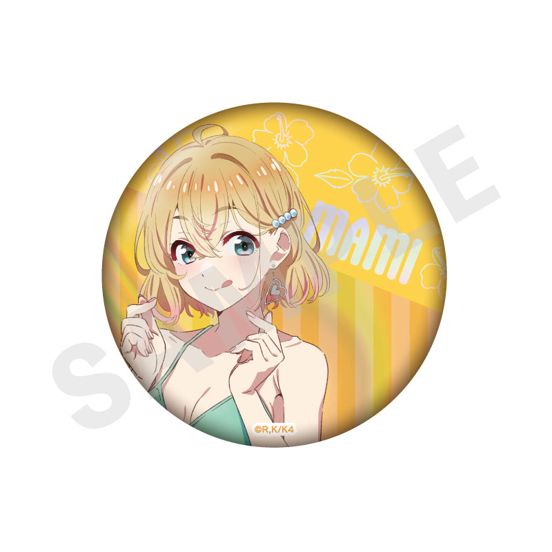 彼女、お借りします のグッズ、七海麻美の缶バッジの画像です