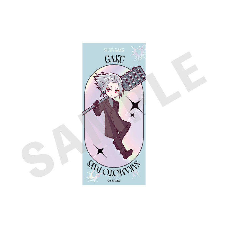 SAKAMOTO DAYS のグッズ、楽のステッカーの画像です